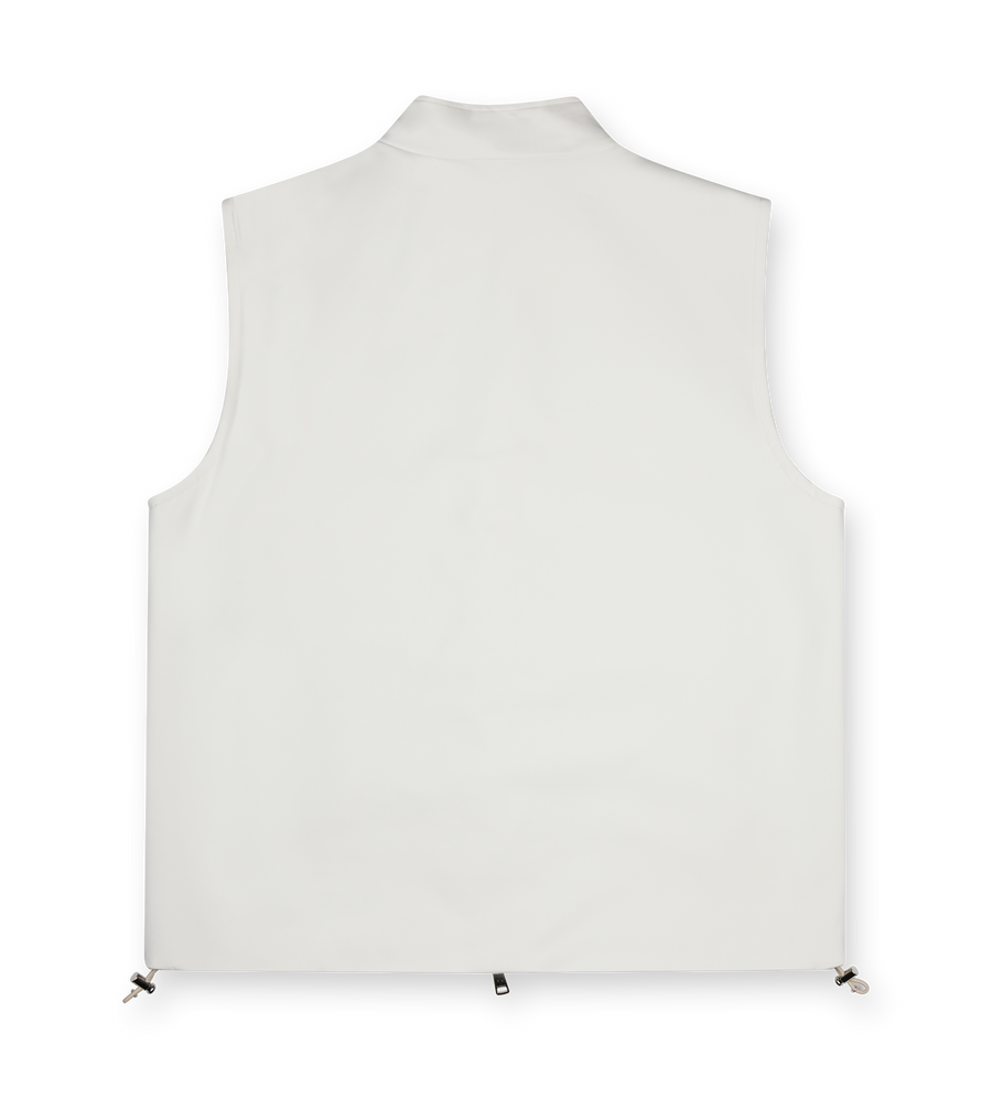 Moncler Zip Up Cardigan in Off-white