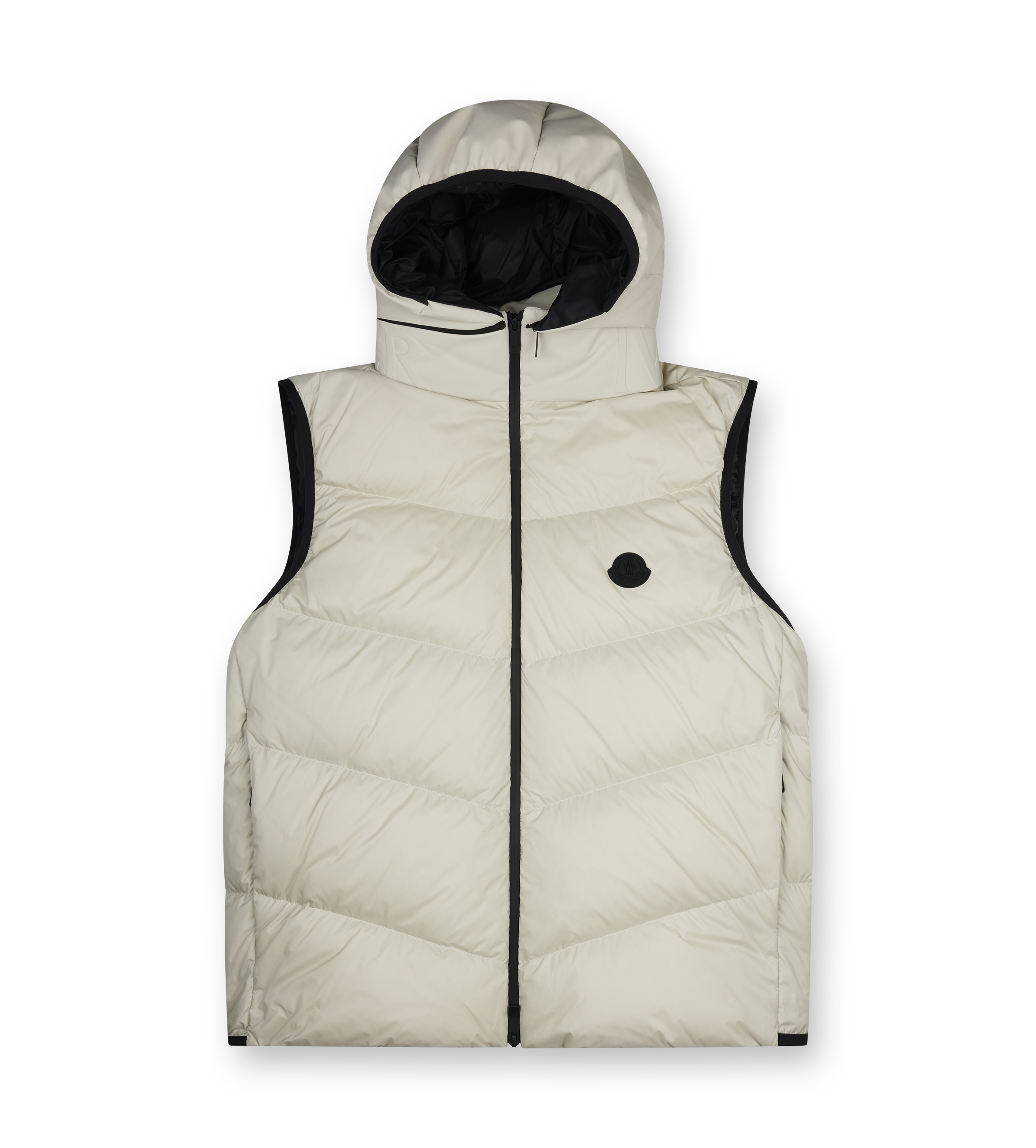 Moncler Guersac Diagonal-Quilted Hooded Down Gilet