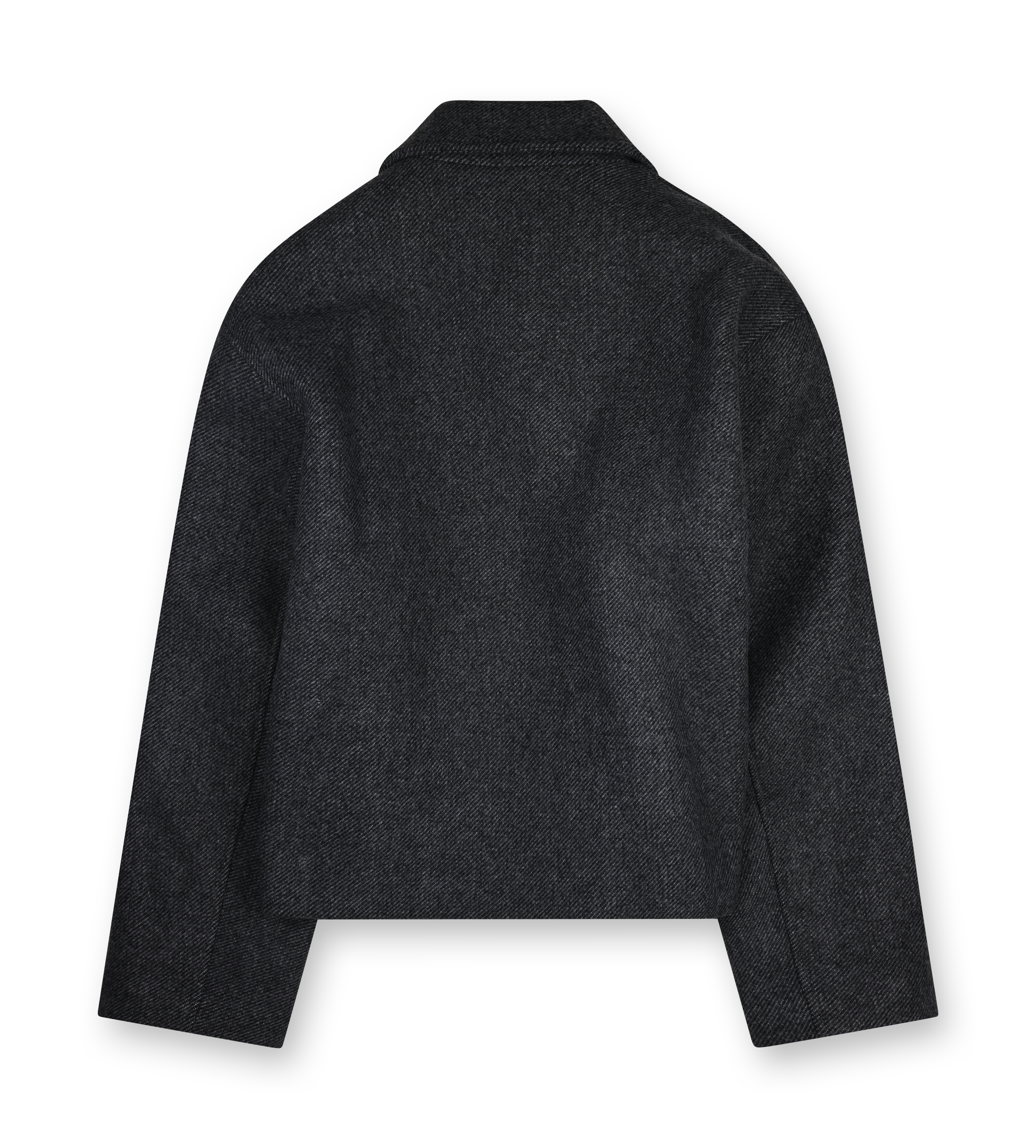 Jil Sander Wool Gabardine Padded Blouson in Grey Meteorite