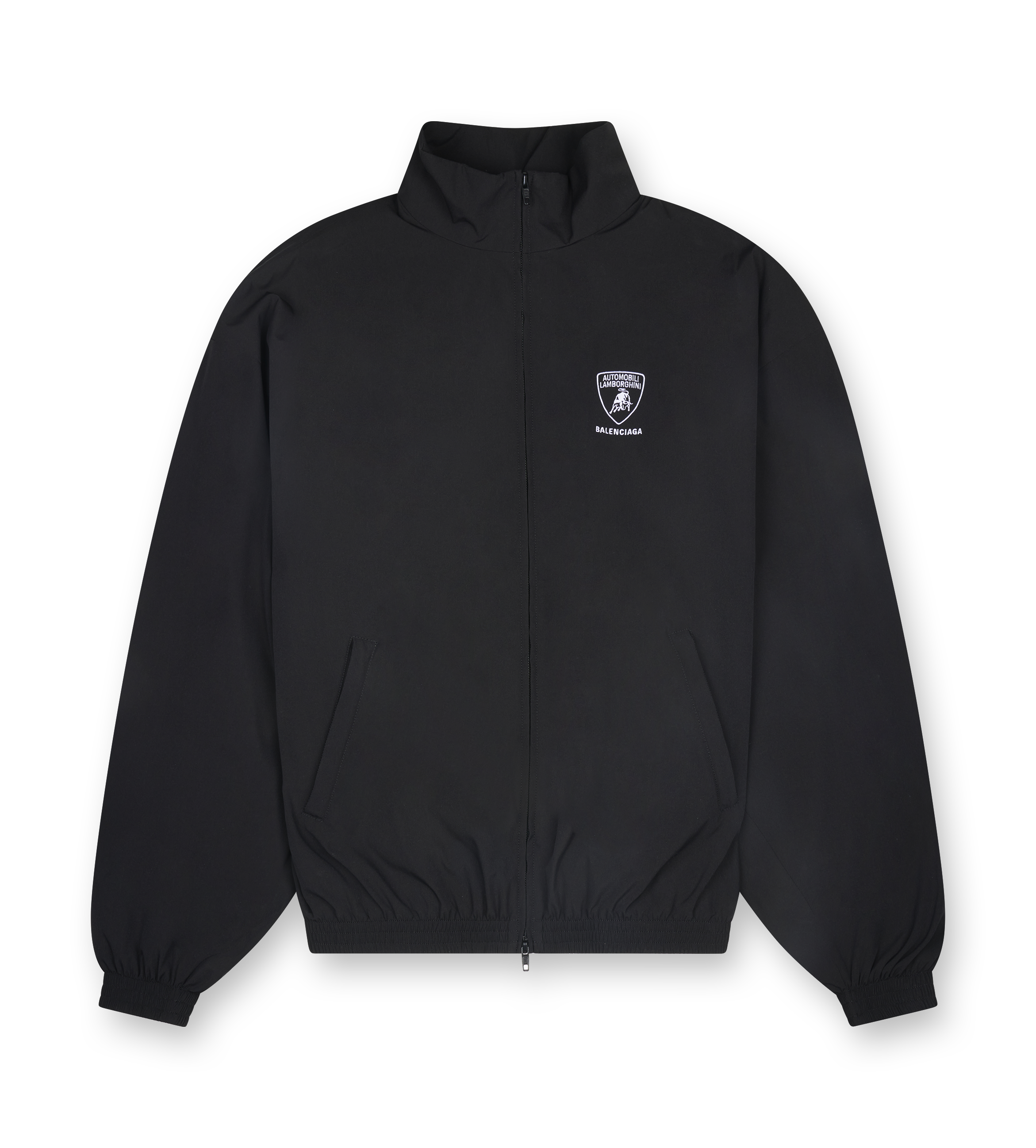 Balenciaga I Automobili Lamborghini Tracksuit Jacket in black technical fabric