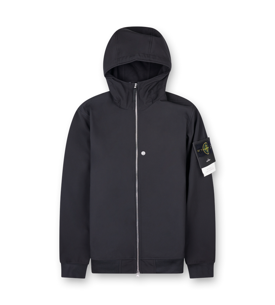 Stone Island Light hooded jacket with weather-resistant membrane