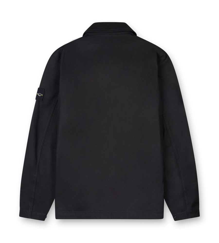 Stone Island Comfort-fit overshirt with gusseted chest pocket