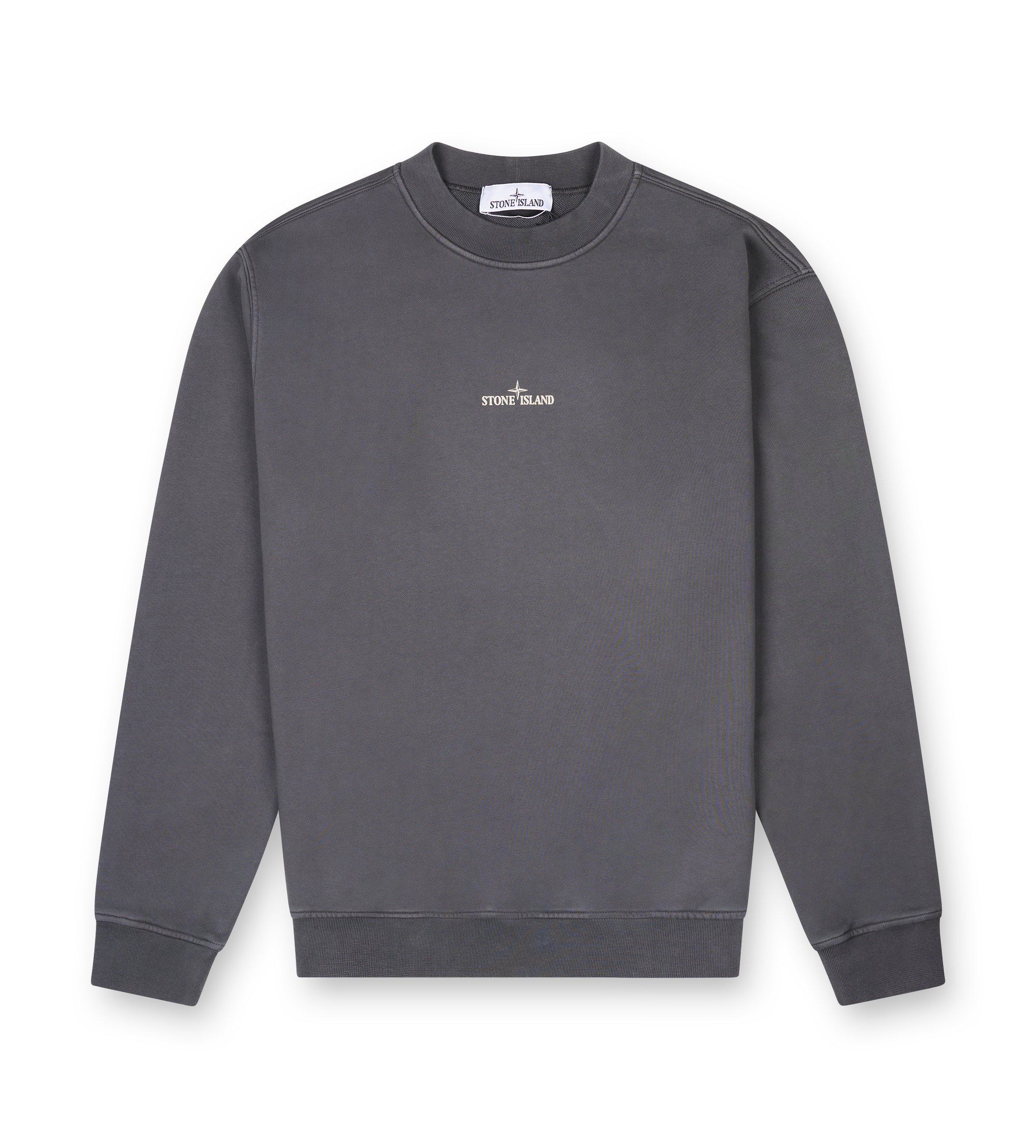 Stone Island Oversized-fit crewneck sweatshirt with 'Industrial Four' print