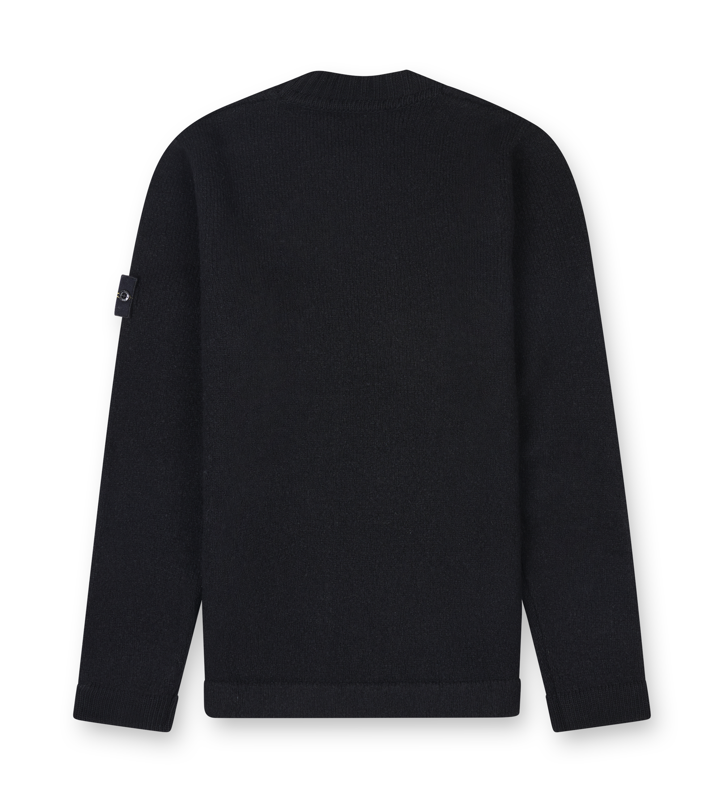 Stone Island Crewneck jumper with brushed texture in Black