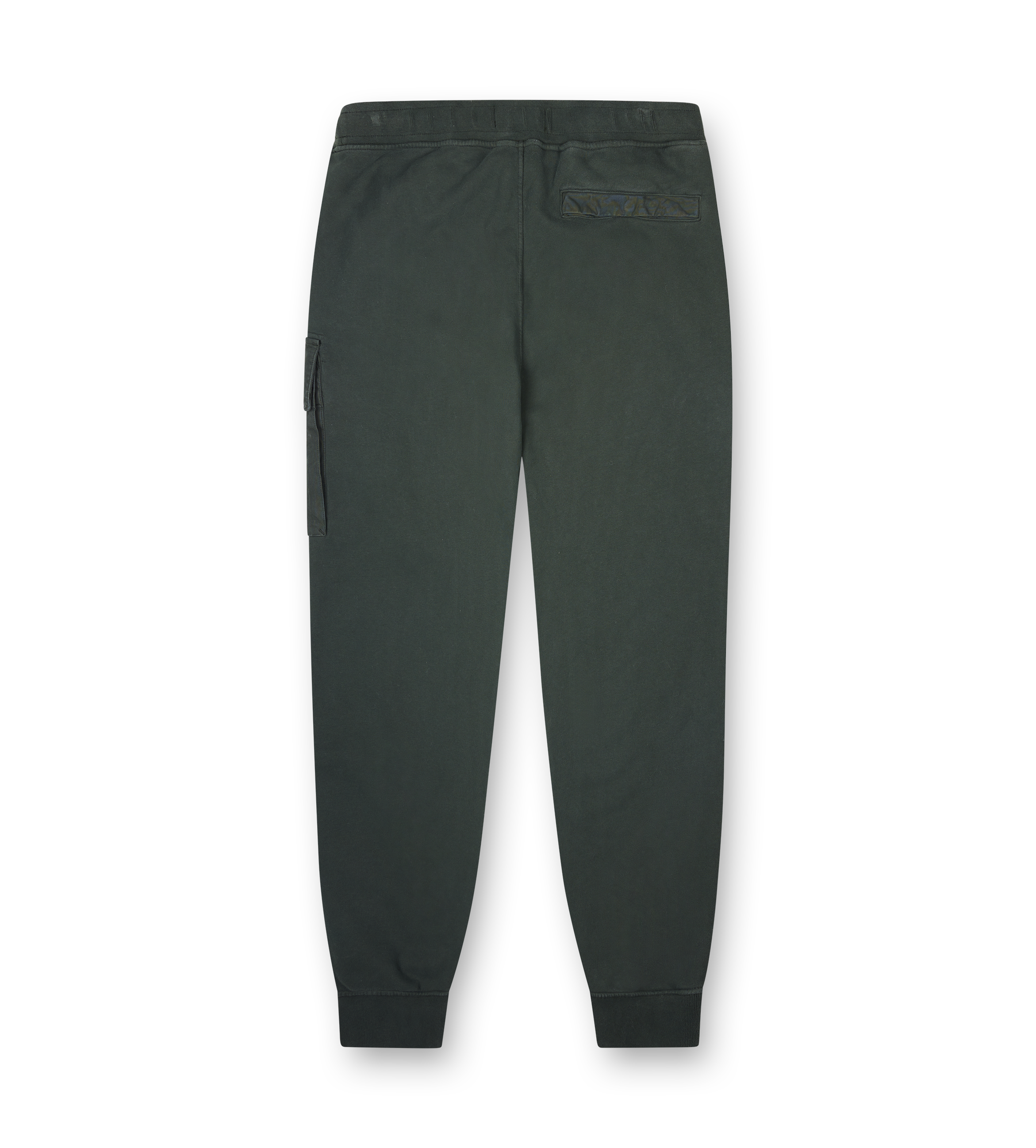 Stone Island Regular-fit joggers with bellows leg pocket in Juniper