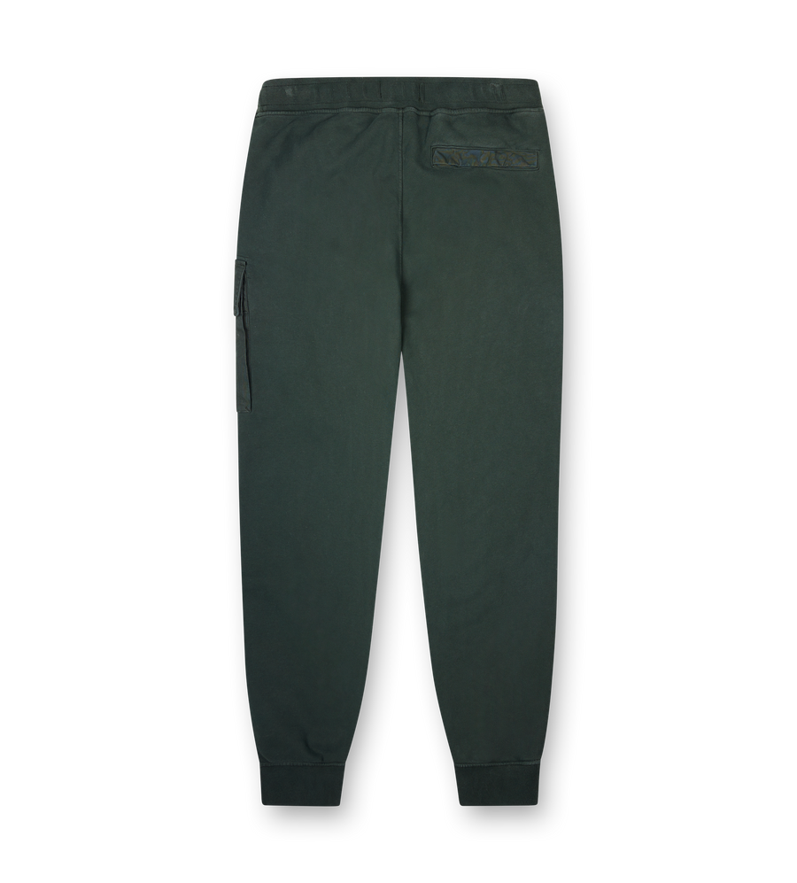 Stone Island Regular-fit joggers with bellows leg pocket in Juniper
