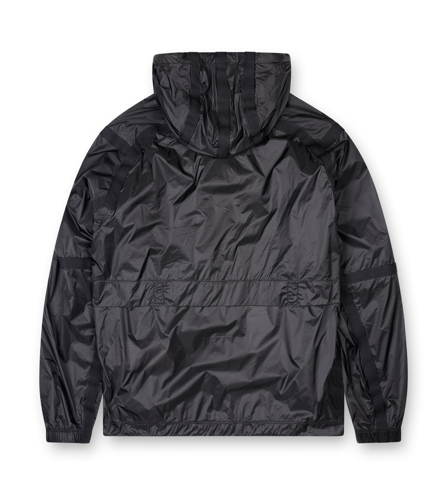 Stone Island Light hooded jacket with anti-drop and reflective details