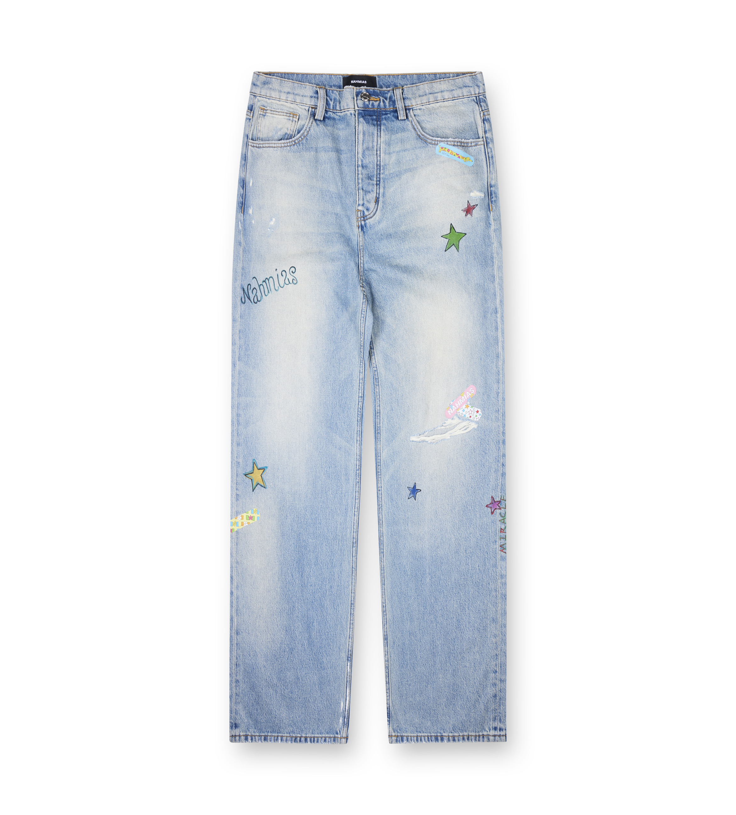 Nahmias Bandaid Baggy Jeans