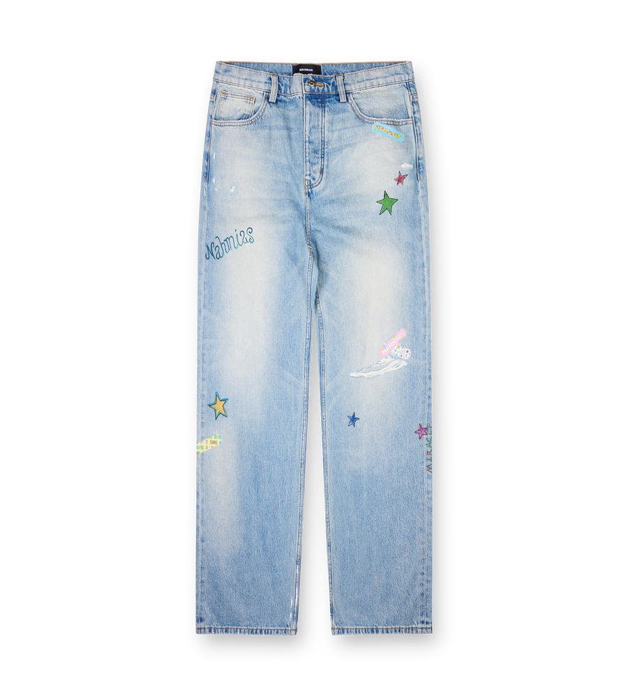 Nahmias Bandaid Baggy Jeans
