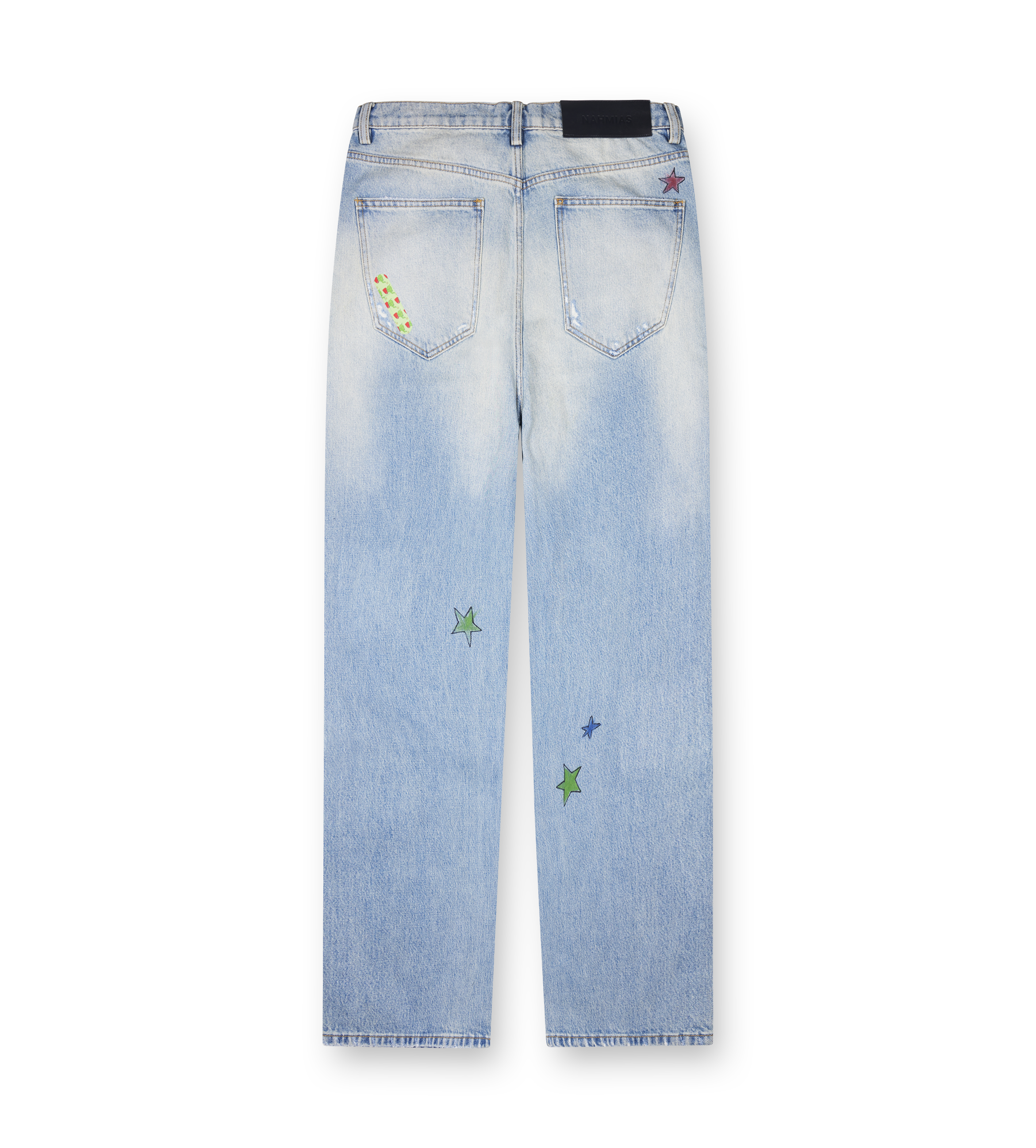 Nahmias Bandaid Baggy Jeans