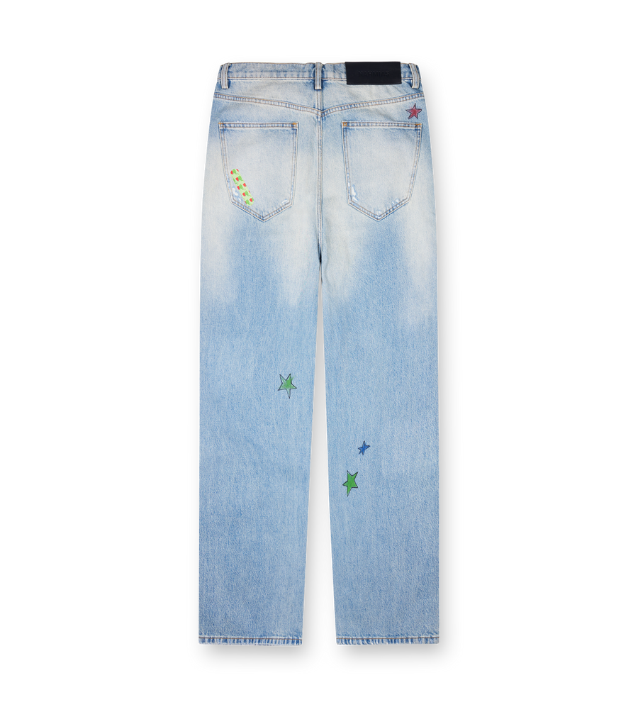 Nahmias Bandaid Baggy Jeans