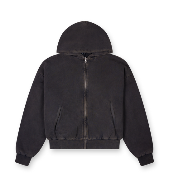 Entire Studios Zipped Hoodie in Washed Black – FOUR Amsterdam