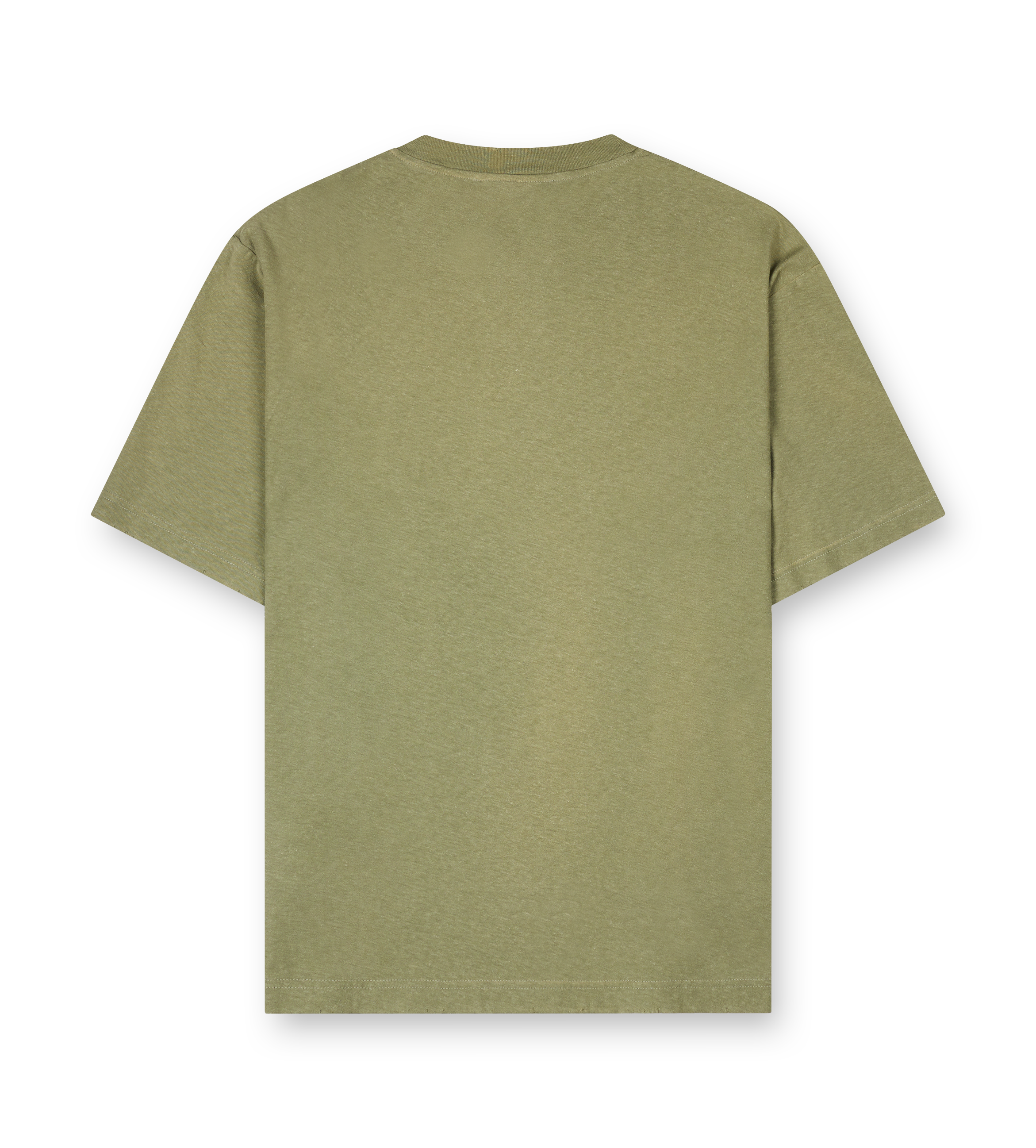Acne Studio S/S Logo T-Shirt in Olive Green