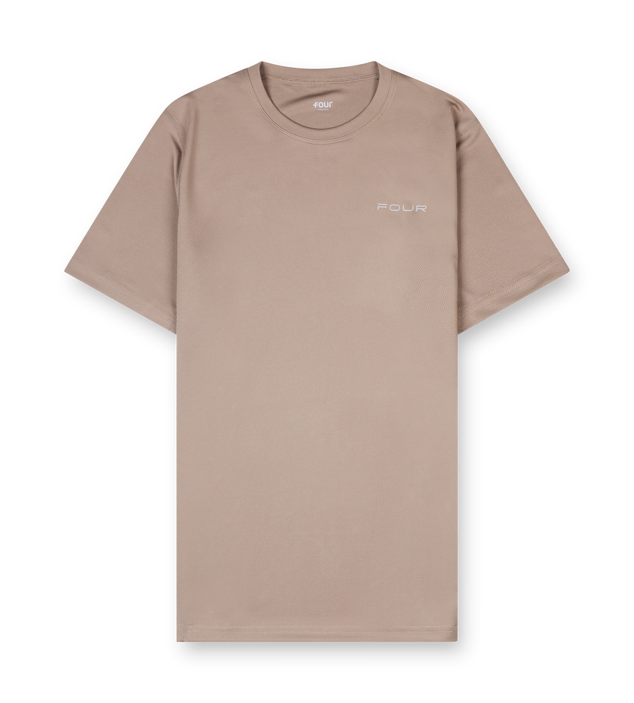 Sportswear T-shirt Taupe Beige