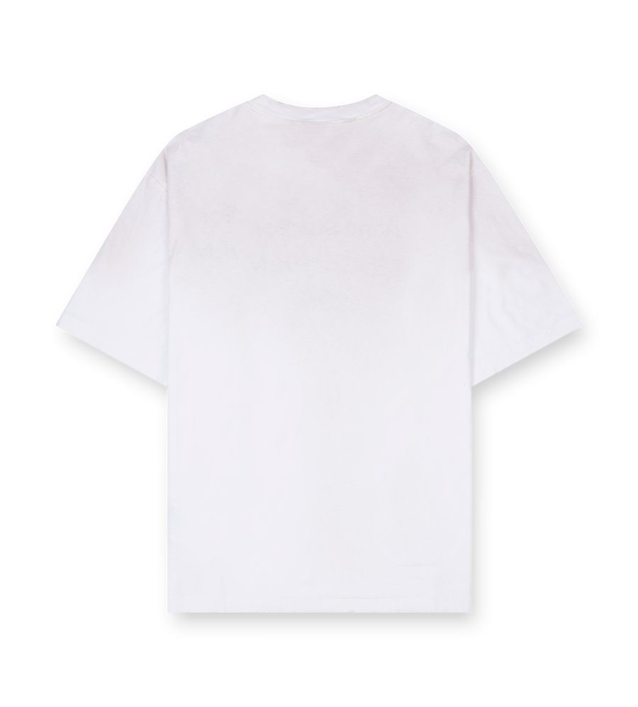 Acne Studio S/S Logo T-Shirt in Dusty White