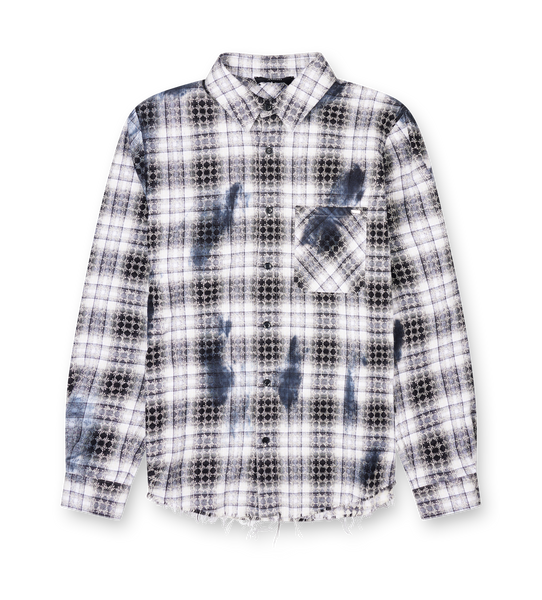 Amiri MA QUAD Bleach Flannel Shirt in Black – FOUR Amsterdam