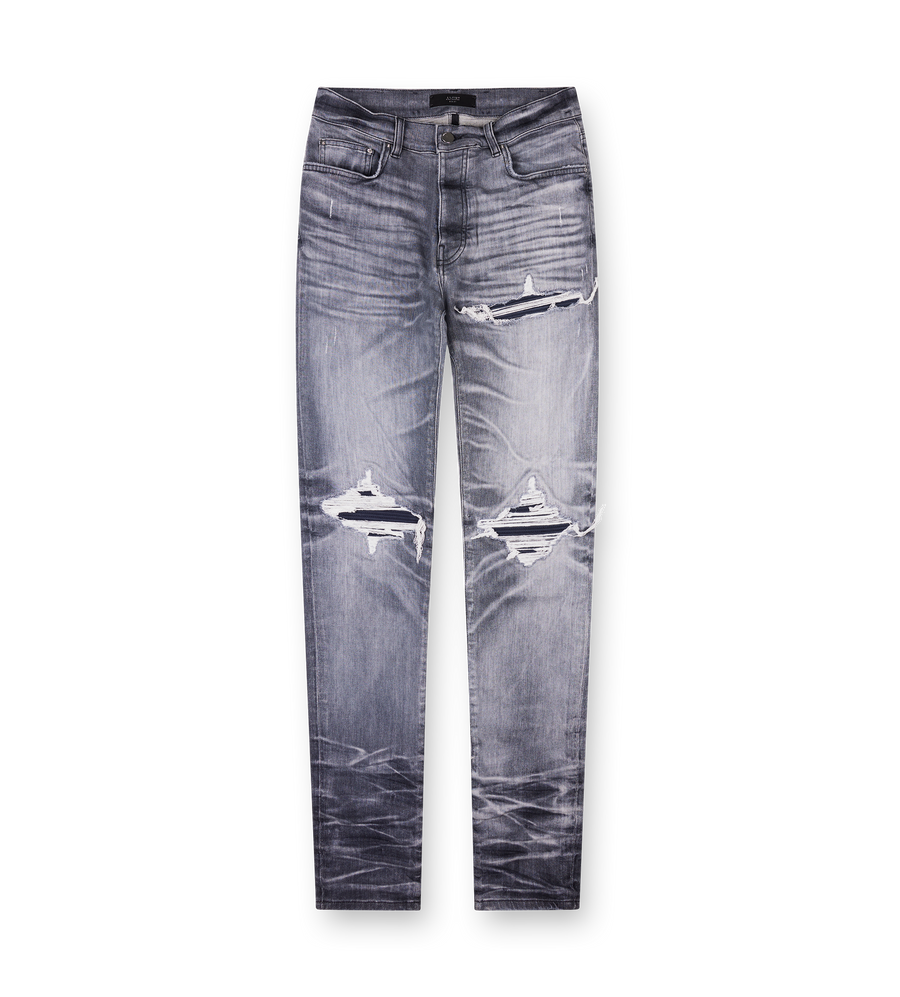 Amiri Suede MX1 Jean in Storm Grey