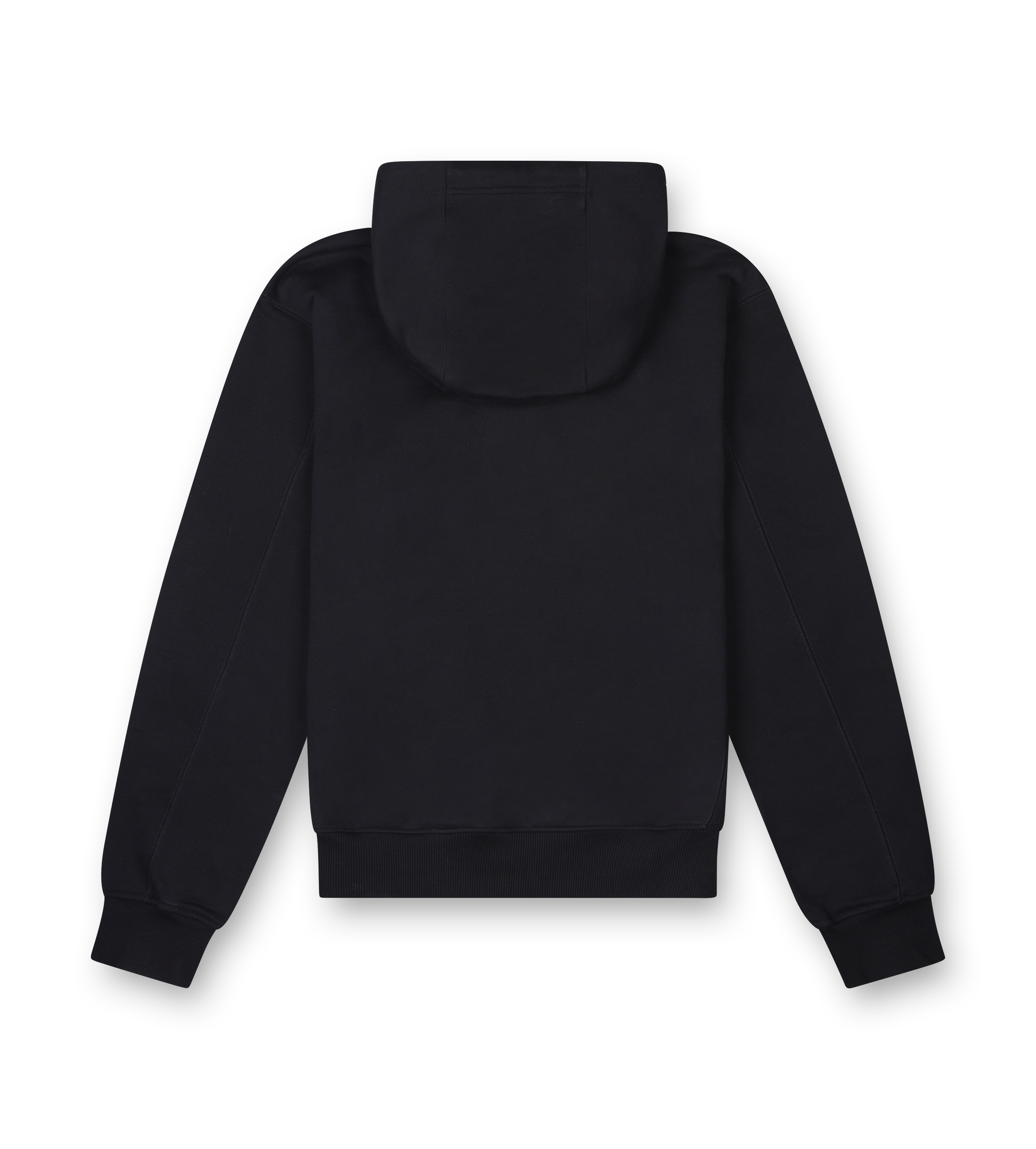 Casablanca Sunset valley Zip Hooded Sweatshirt in Black