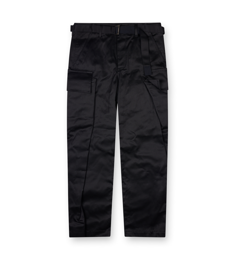 Sacai Cotton Chino Pants in Black