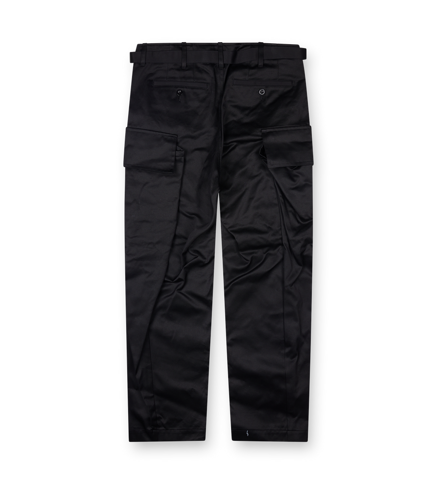 Sacai Cotton Chino Pants in Black