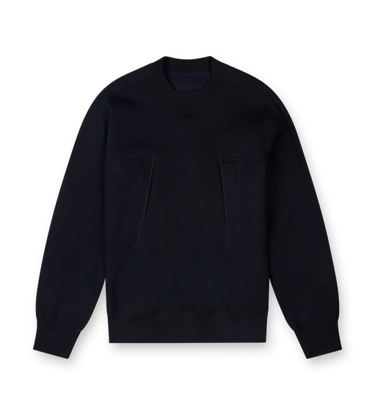 Sacai Sponge Sweat Pullover in Black – FOUR Amsterdam
