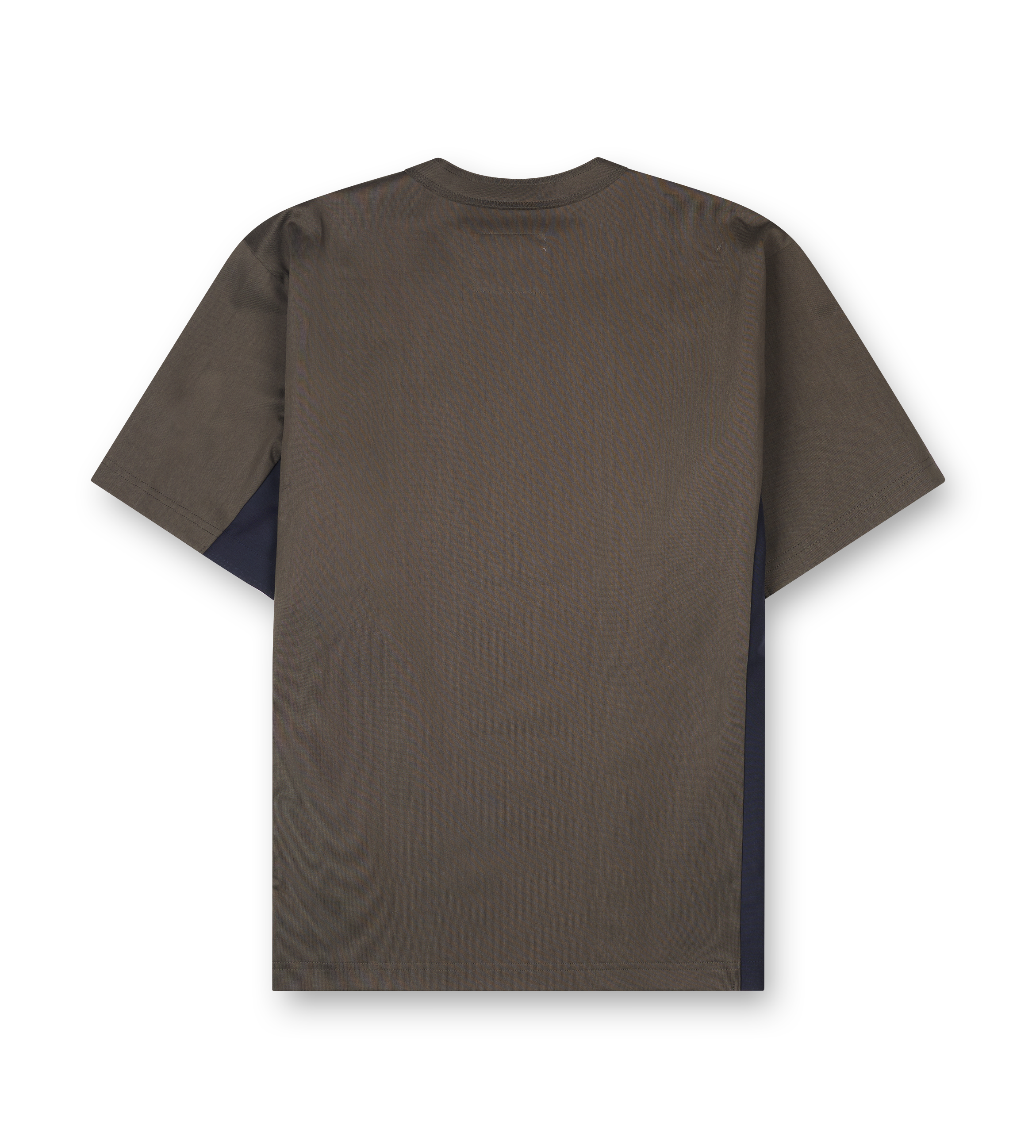 Sacai Suiting x Cotton Jersey T-Shirt in Khaki