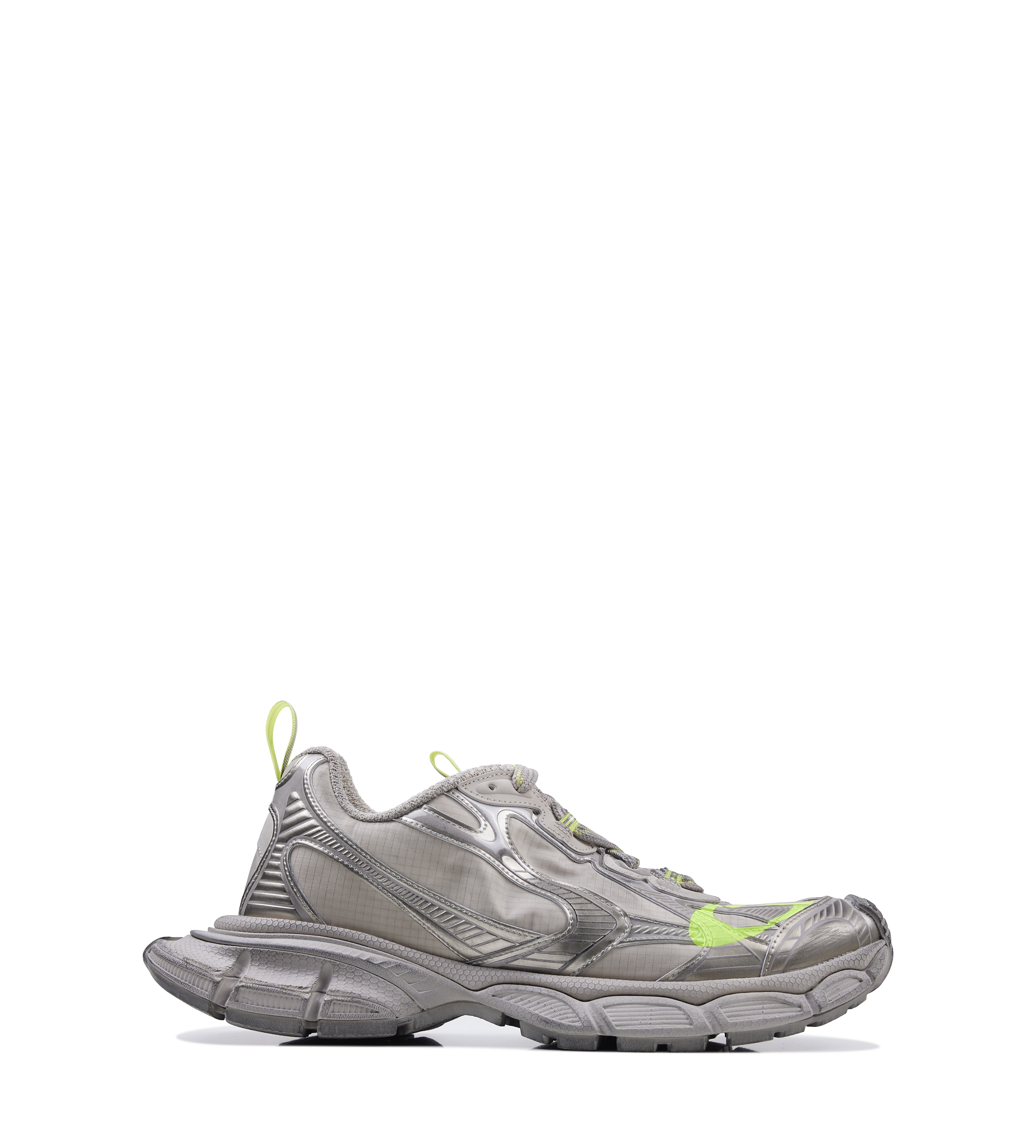 Balenciaga 3xl Sneakers in Taupe / Fluor Yellow
