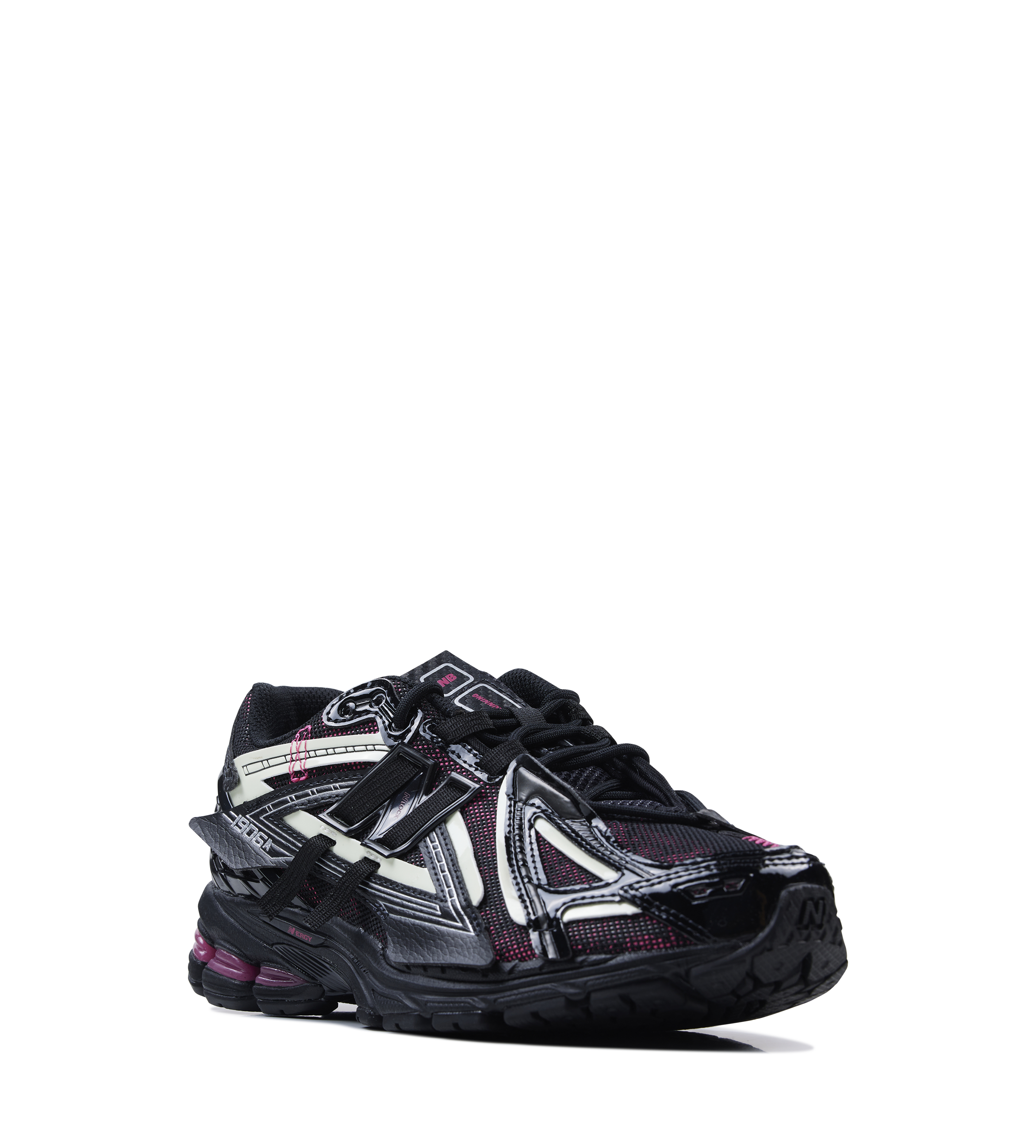 New Balance U1906AD Sneakers in Black / Dragon Berry