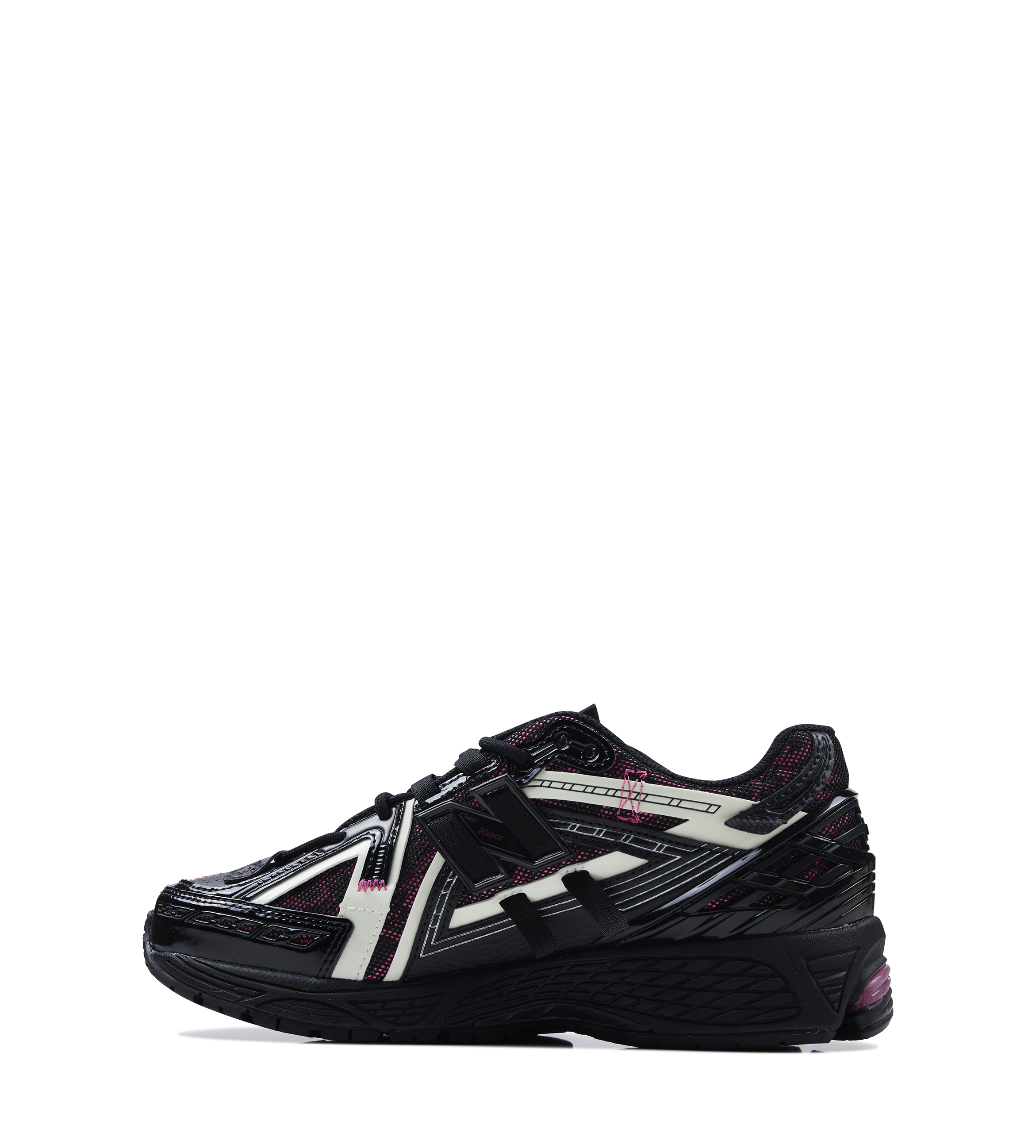 New Balance U1906AD Sneakers in Black / Dragon Berry