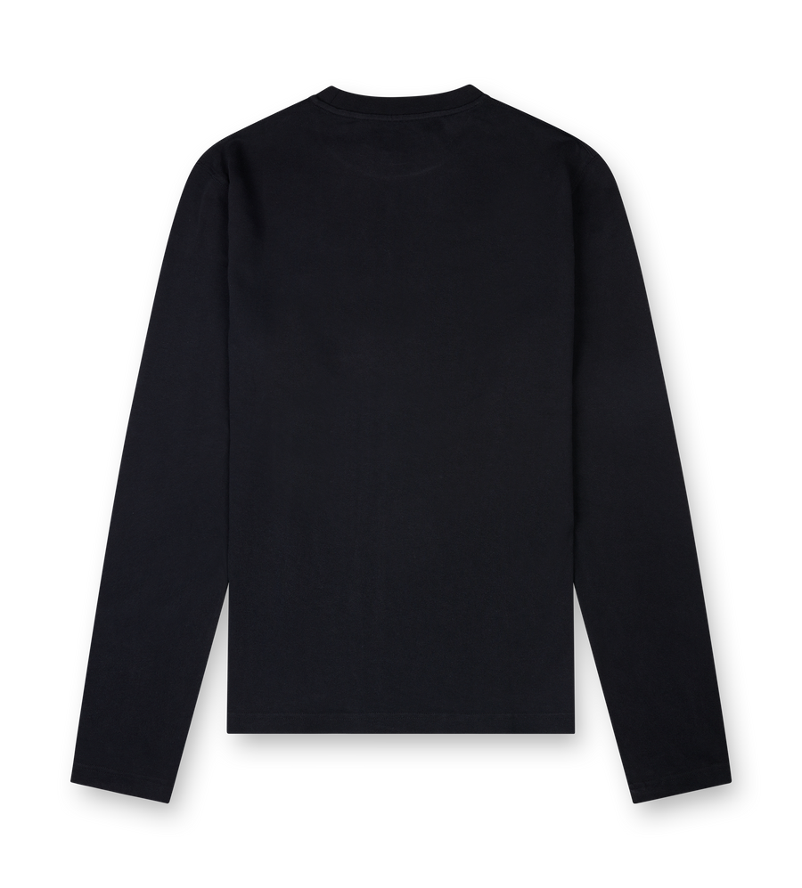 The Gros Grain Long Sleeve T-shirt Black