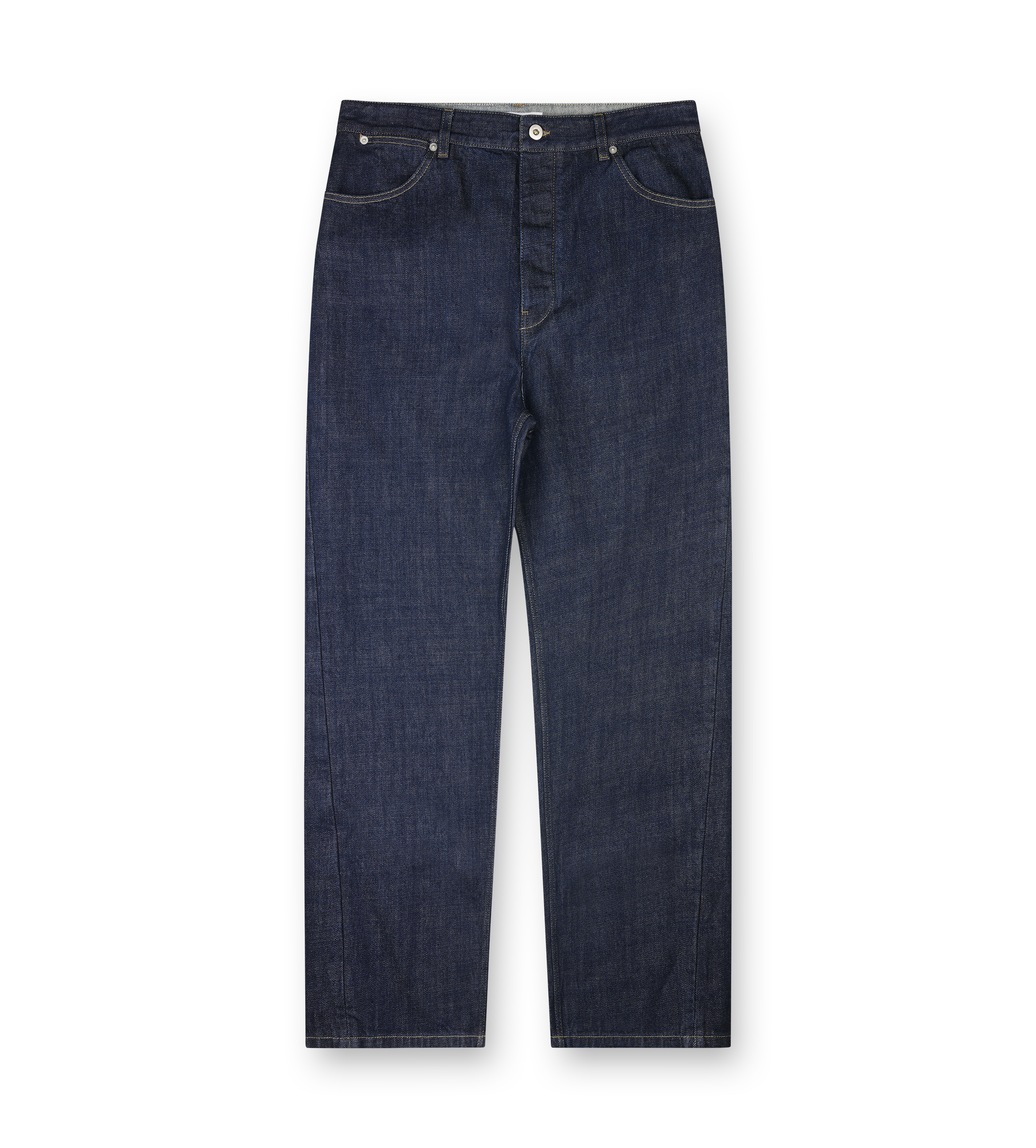 Loose Denim Trousers Magnet Blue