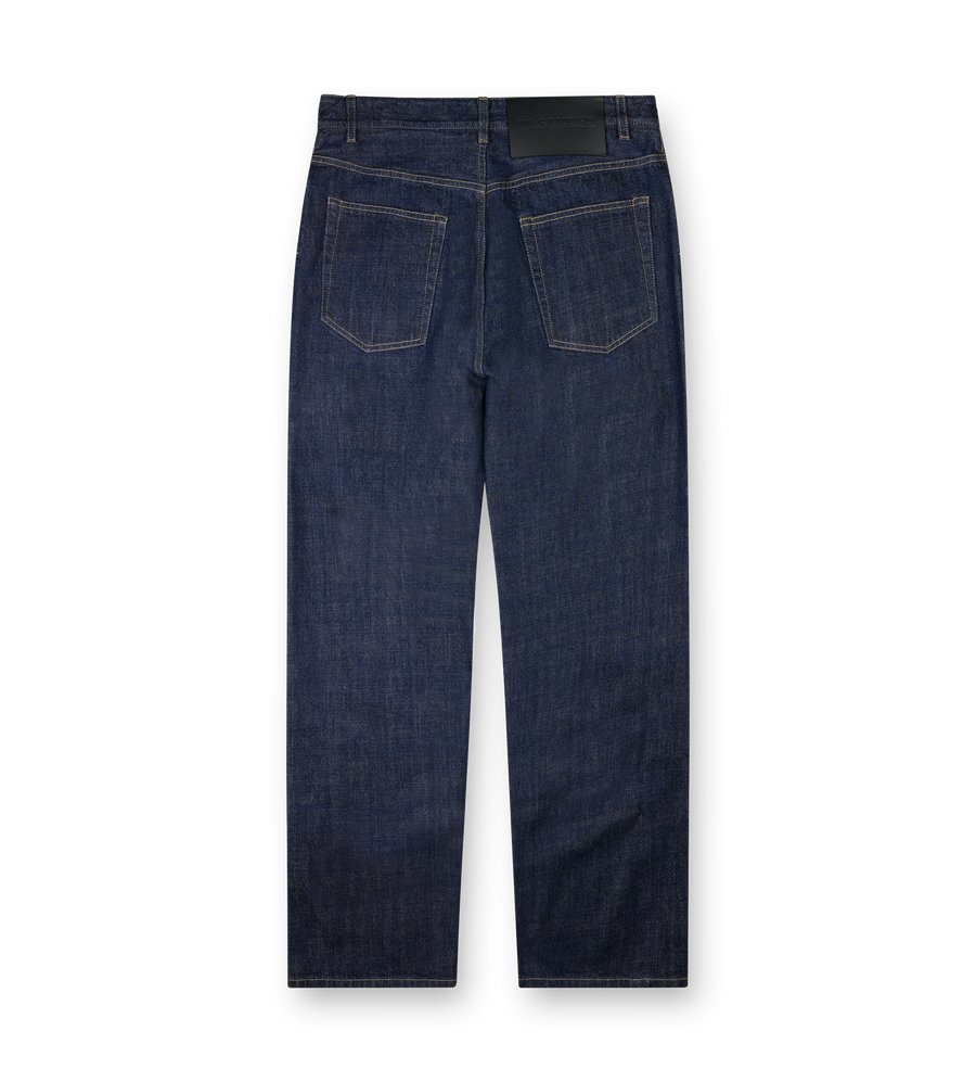 Loose Denim Trousers Magnet Blue
