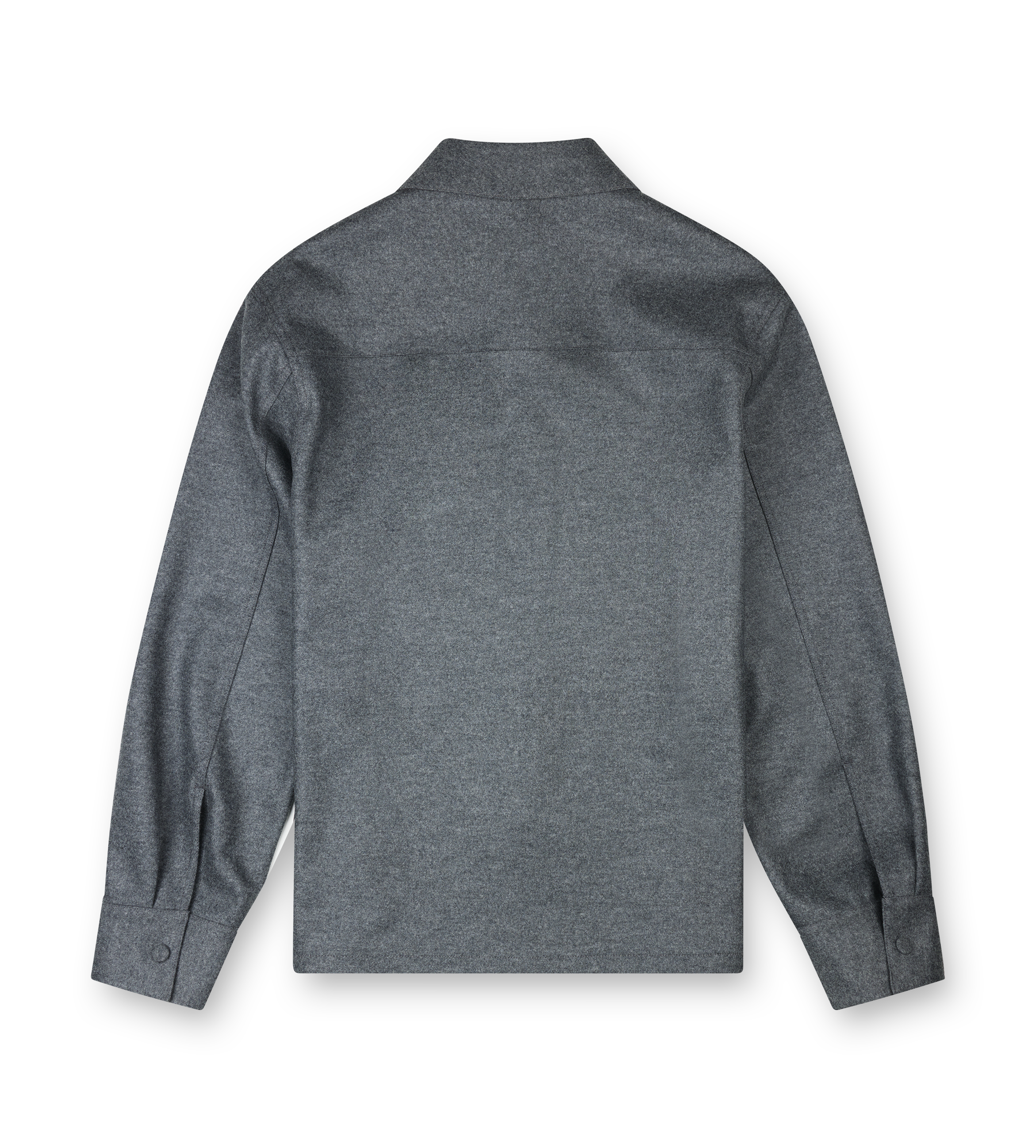 Wool Shirt Ash Grey