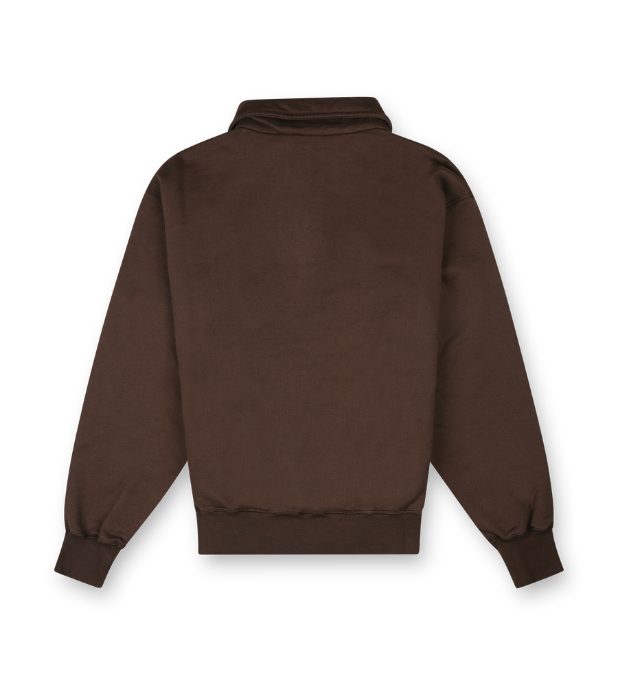 Cotton Fleece Polo Shirt