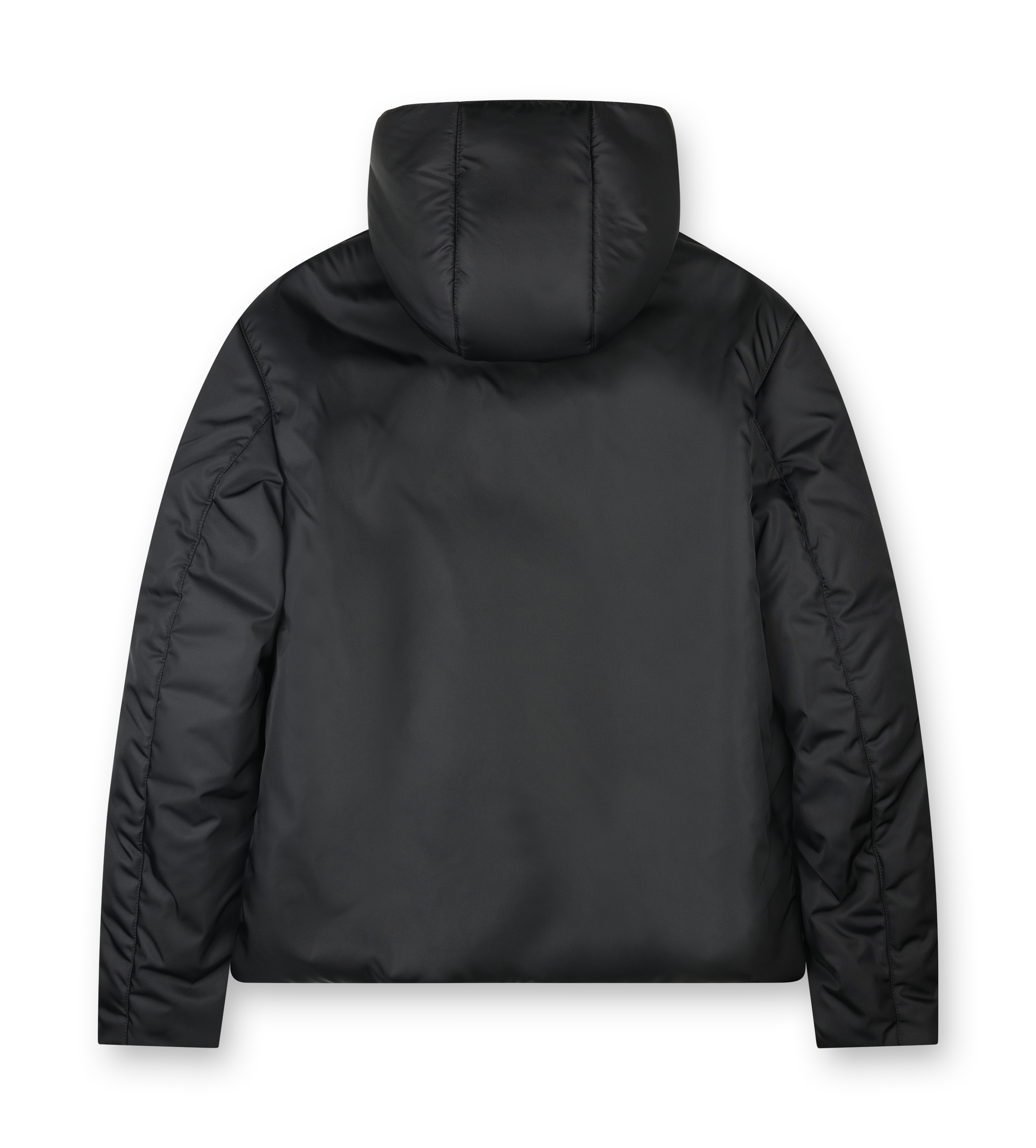 Re-Nylon Hooded Jacket Black