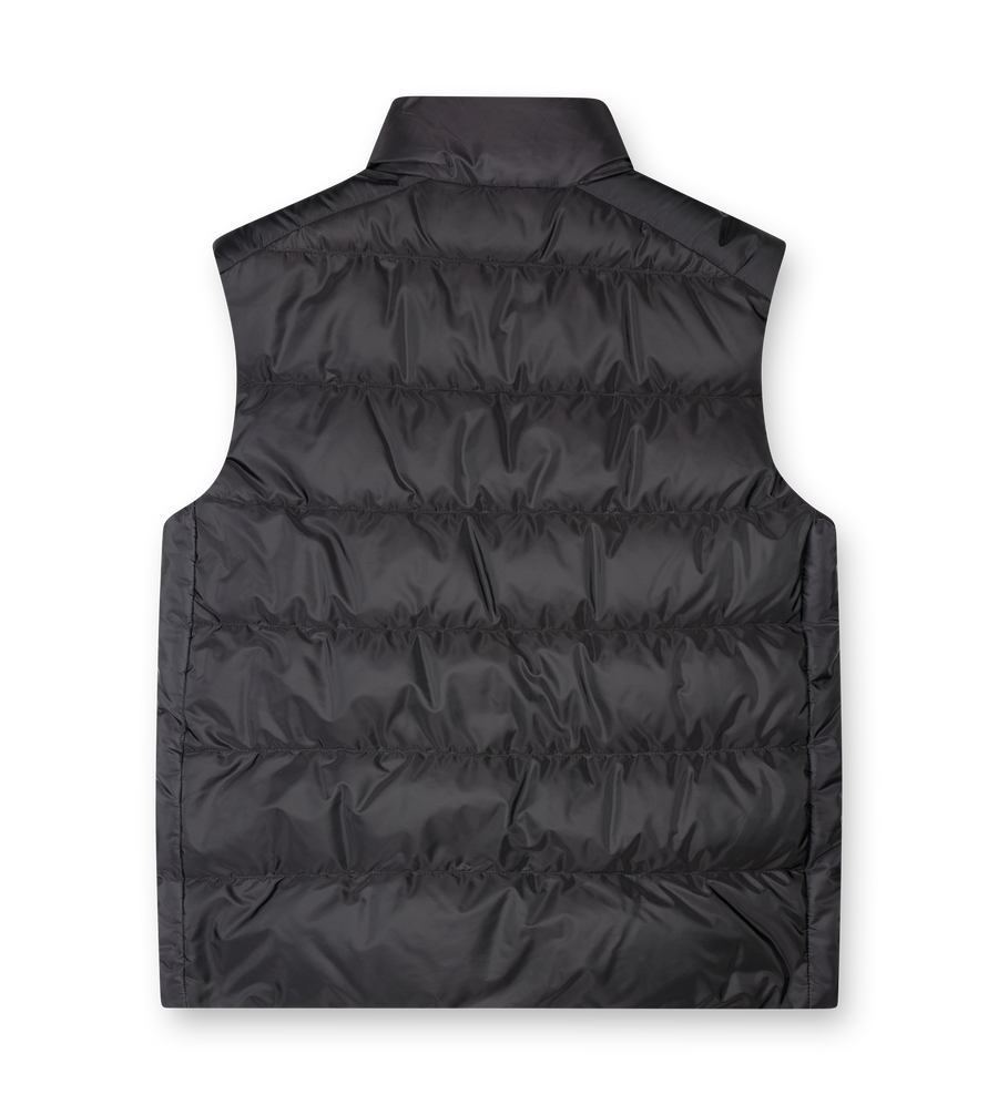 Prada Re-Nylon Padded Down Gilet in Black