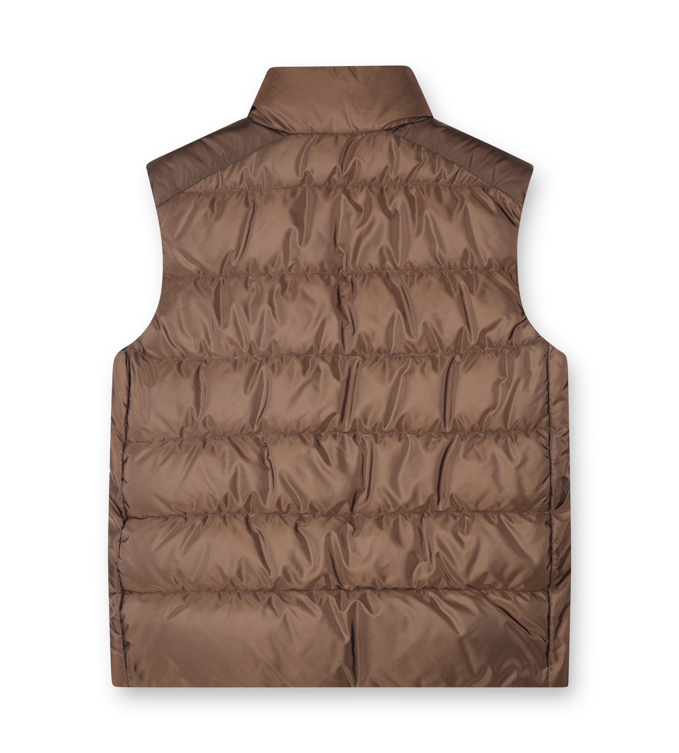 Woven Re-Nylon Vest Cacao
