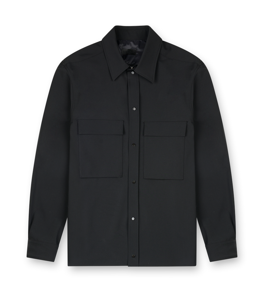 Moncler Long Sleeve Shirt in Black