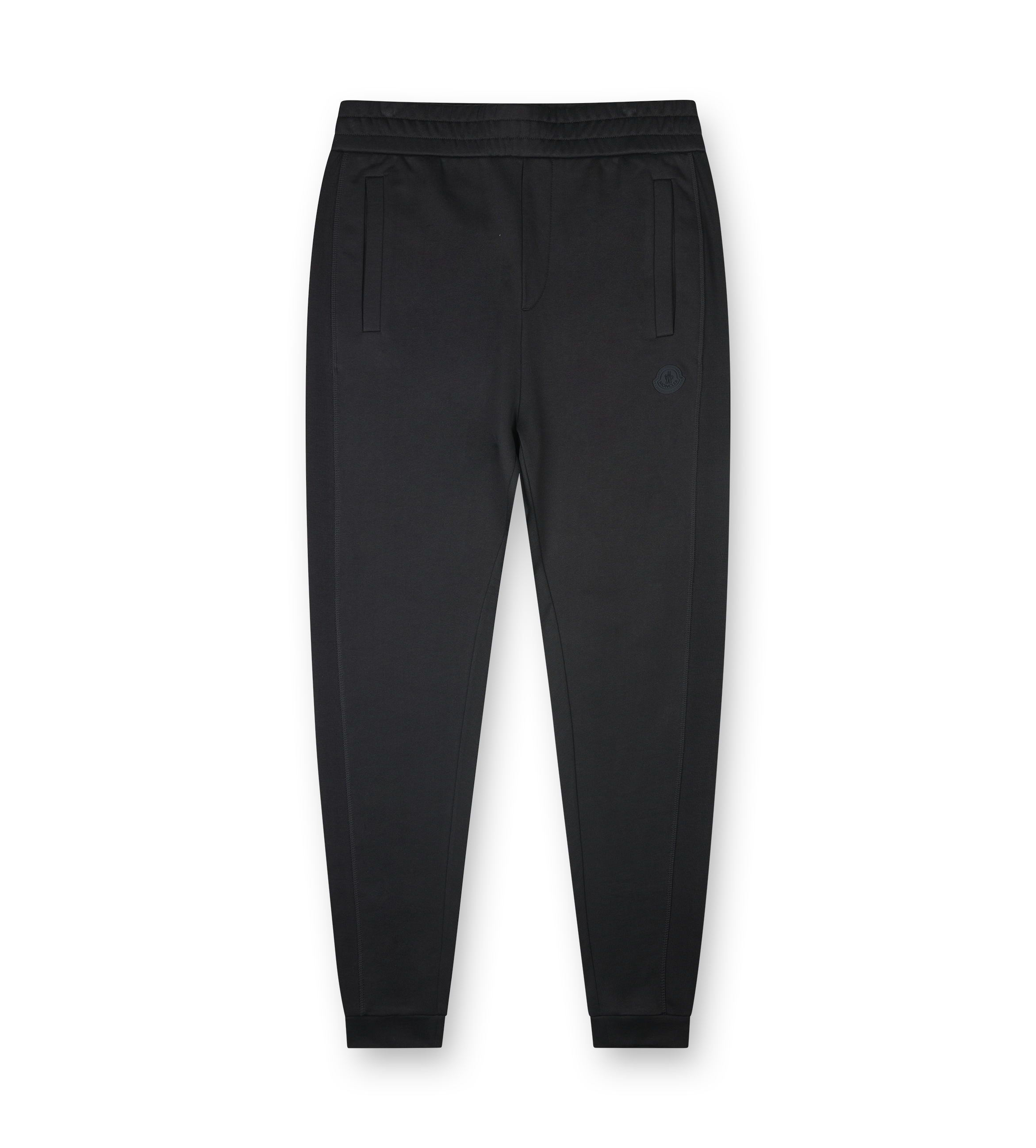 Moncler Cotton Track Pants in Black