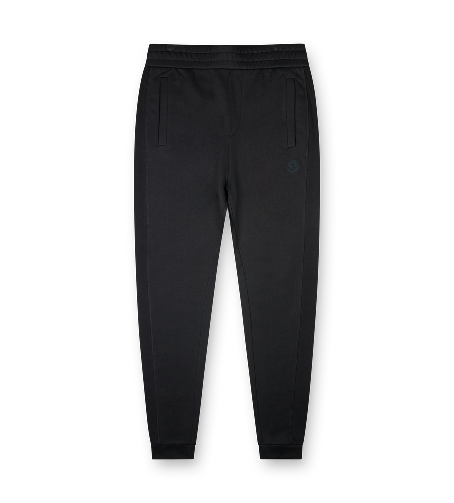 Moncler Cotton Track Pants in Black
