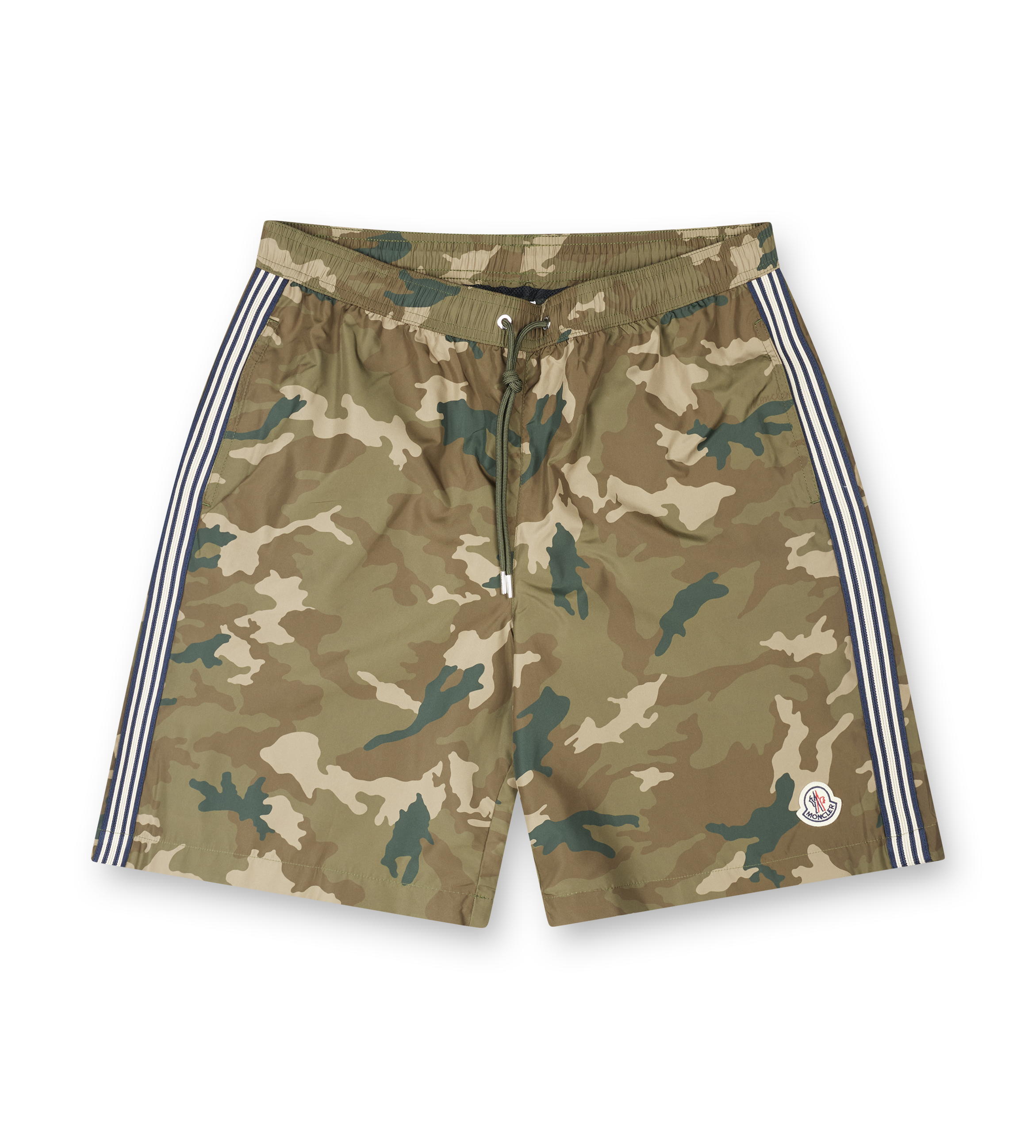 Moncler Printed Swim Shorts in Forest Print
