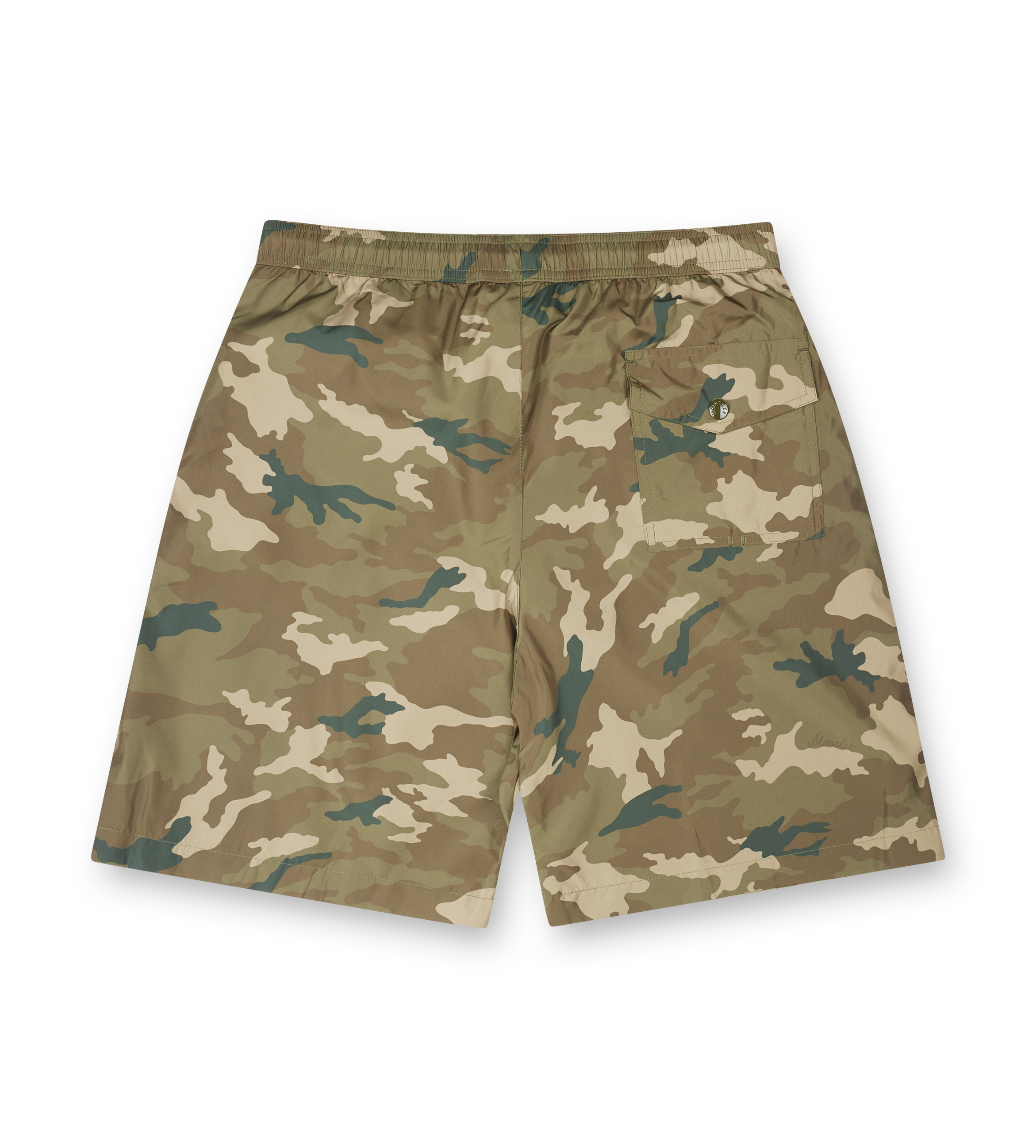 Moncler Printed Swim Shorts in Forest Print