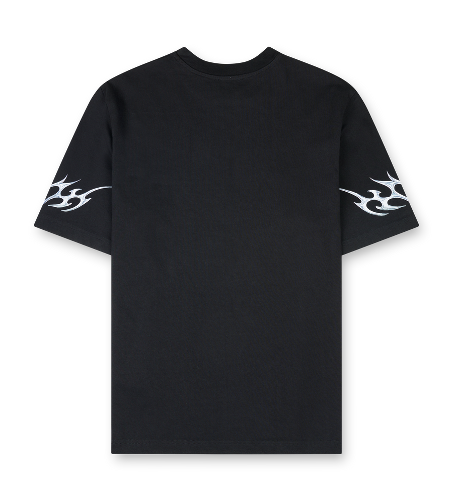 Casablanca Blades Printed Oversized T-Shirt in Black