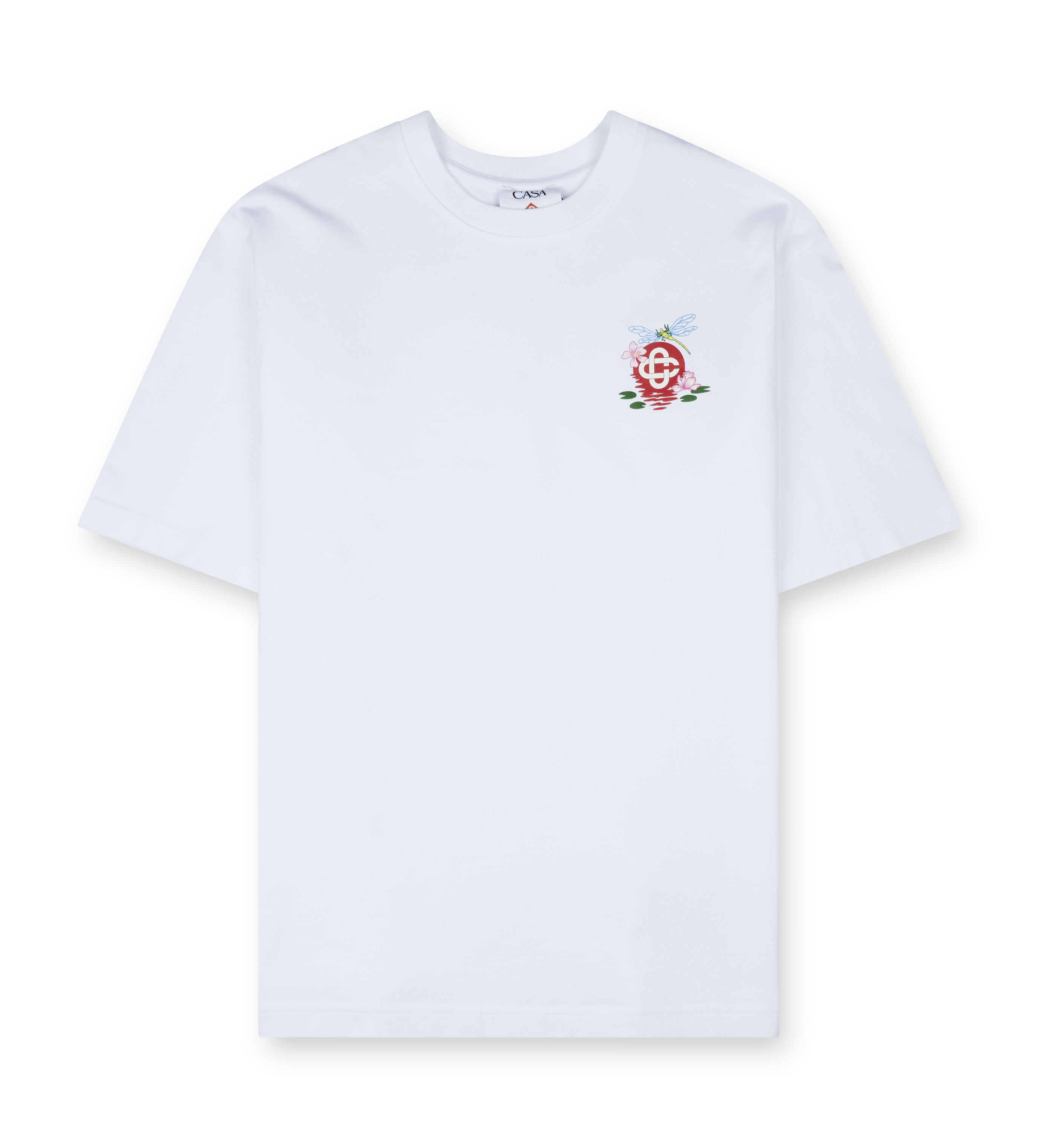 Casablanca Dragonfly Logo T-Shirt in White