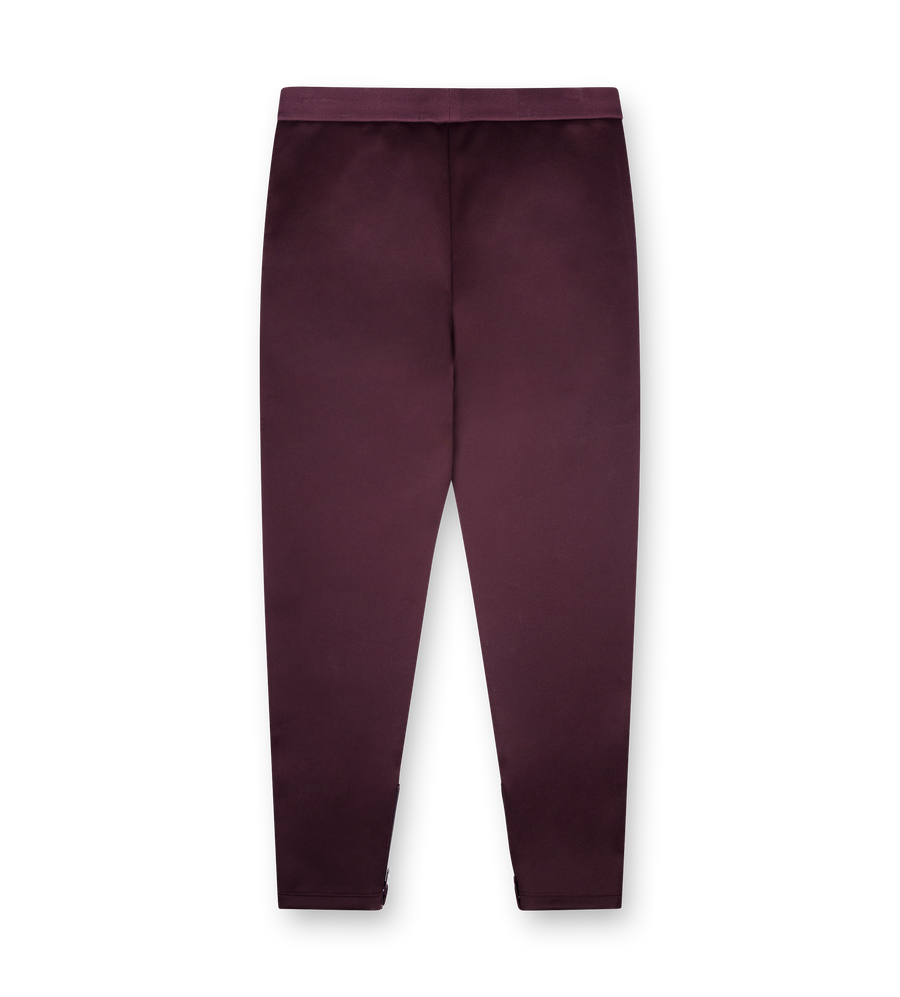 Prada Technical Fabric Joggers in Burgundy