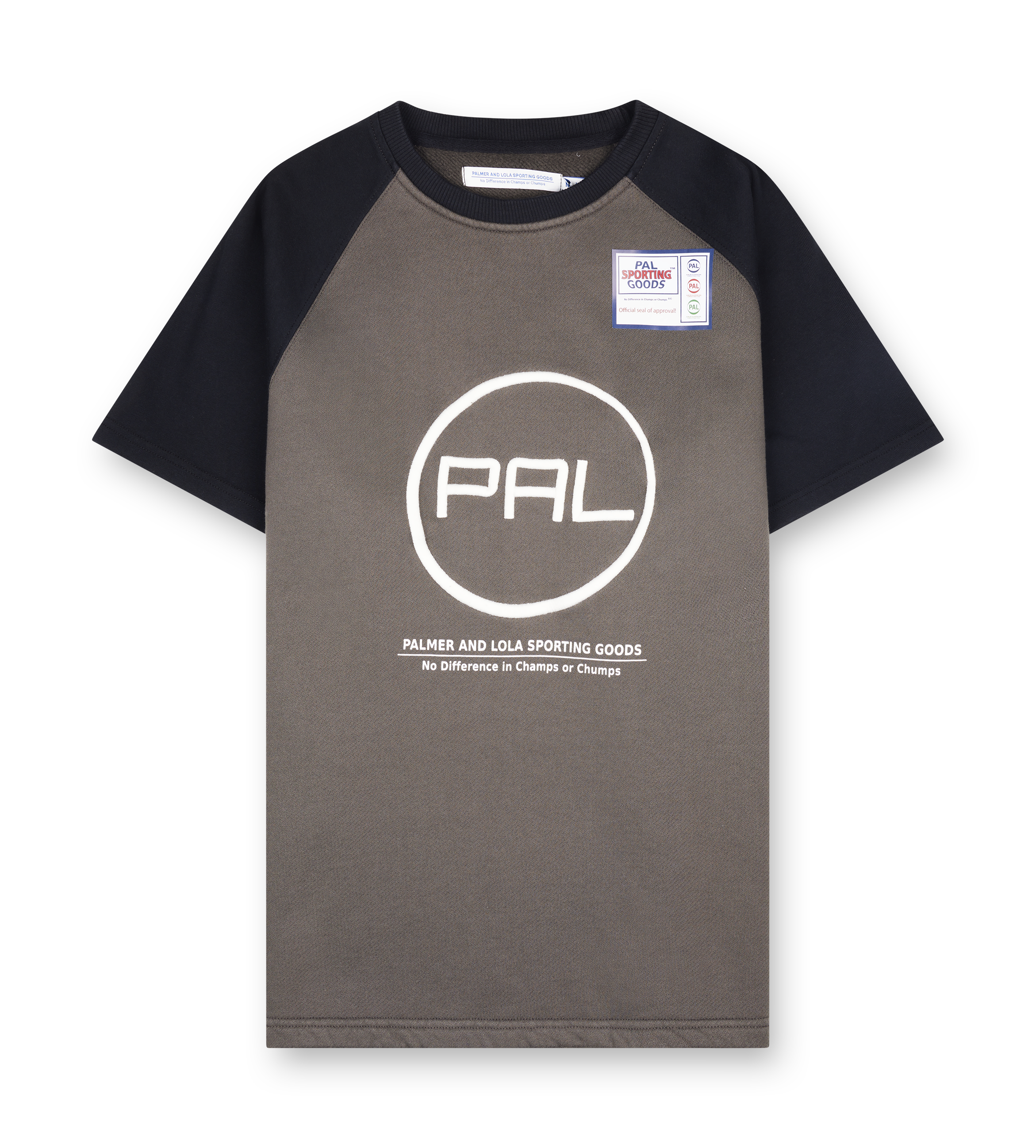 PAL Sporting Goods Box Raglan T-Shirt in Beluga