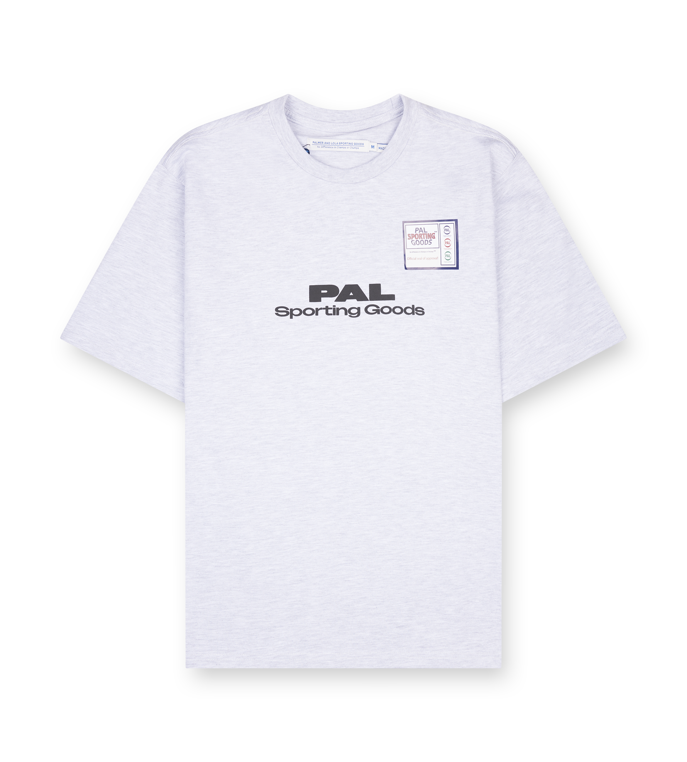 PAL Sporting Goods Sunday Roast T-Shirt in Light Gray Marl