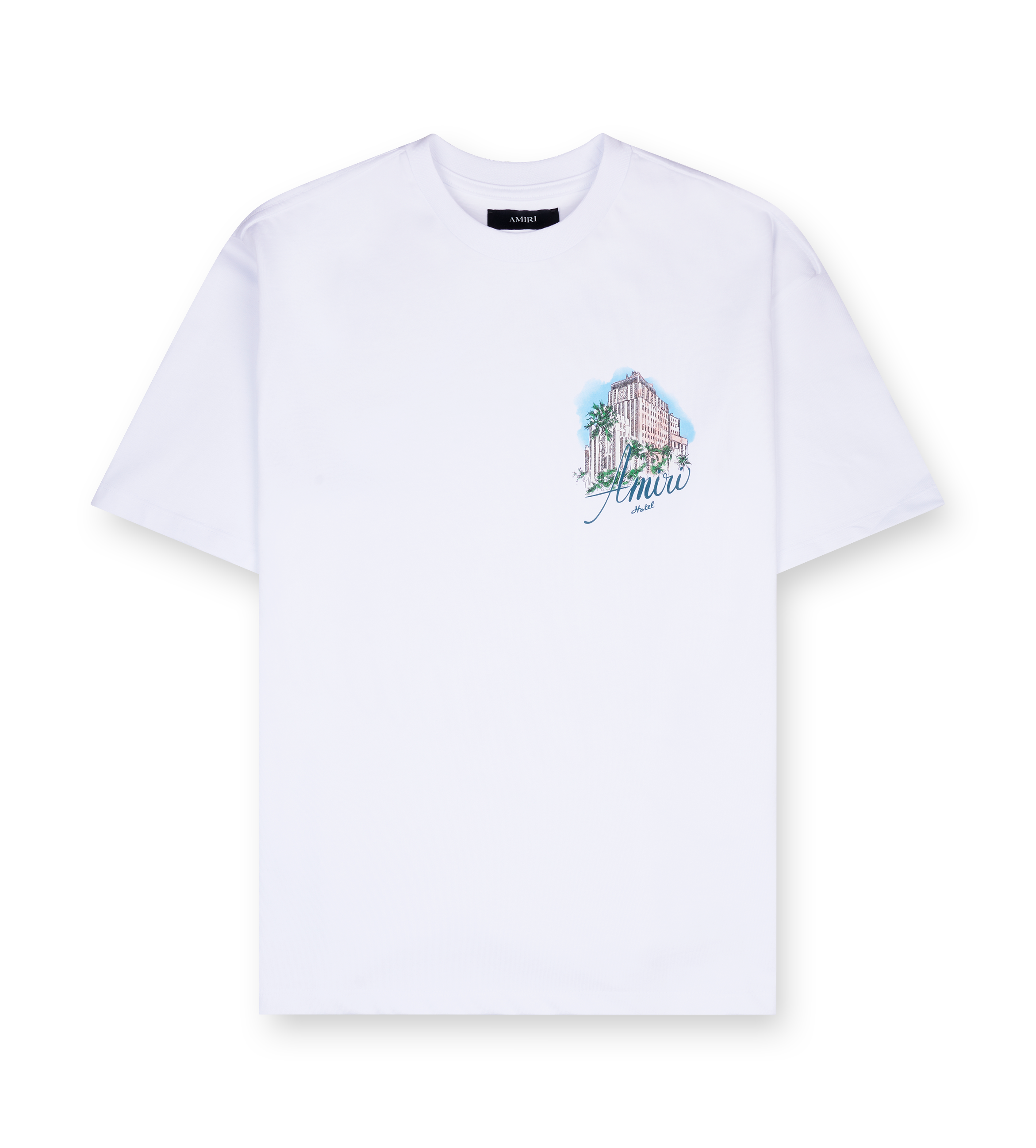 AMIRI Hotel Oversized Tee in White