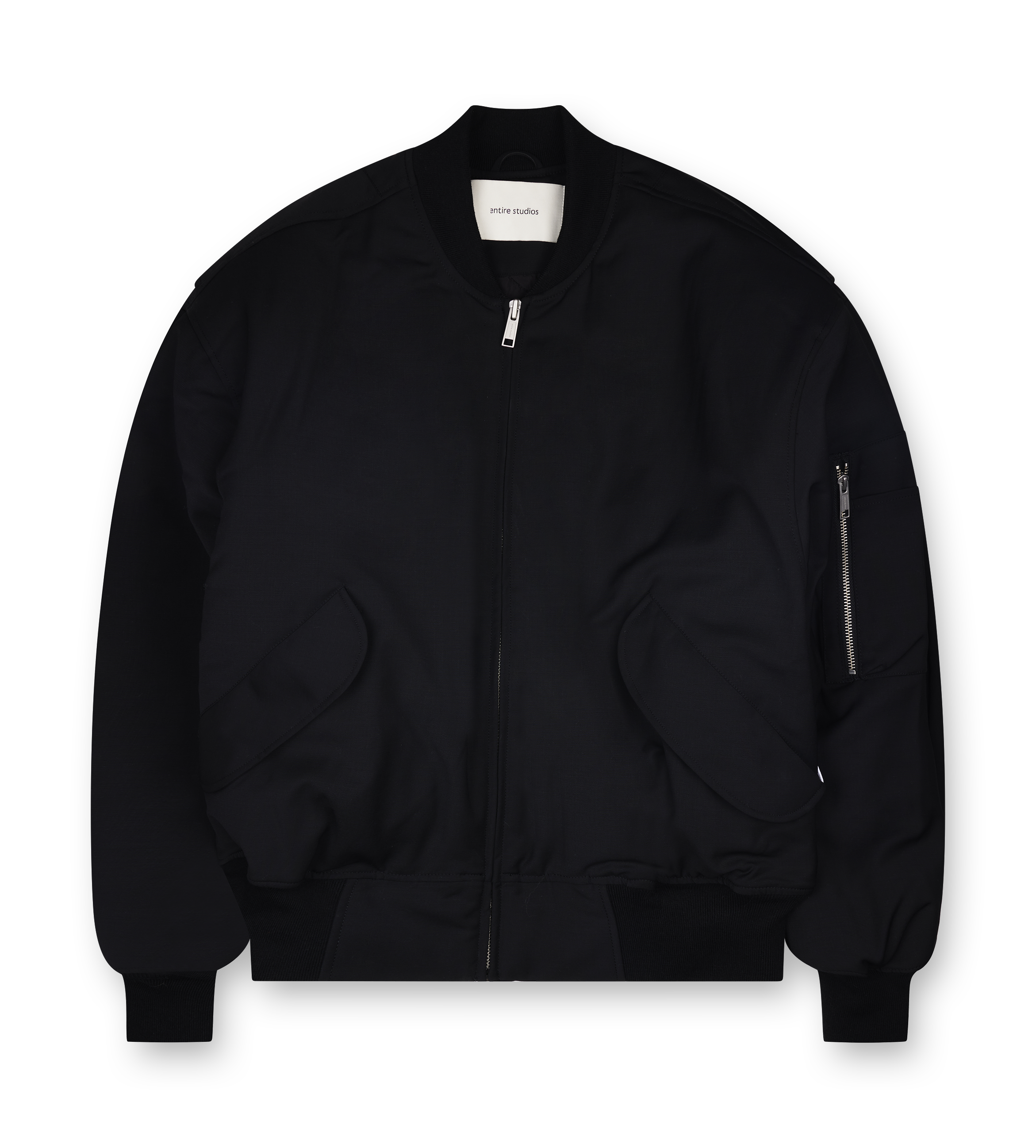 Entire Studios Broad Bomber in Oil Black