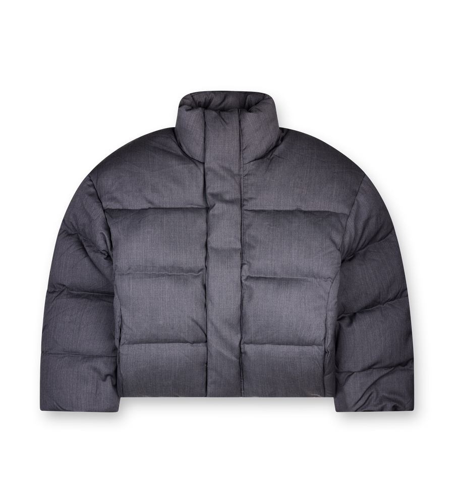Entire Studios MML Wool Down Puffer Jacket in Grey